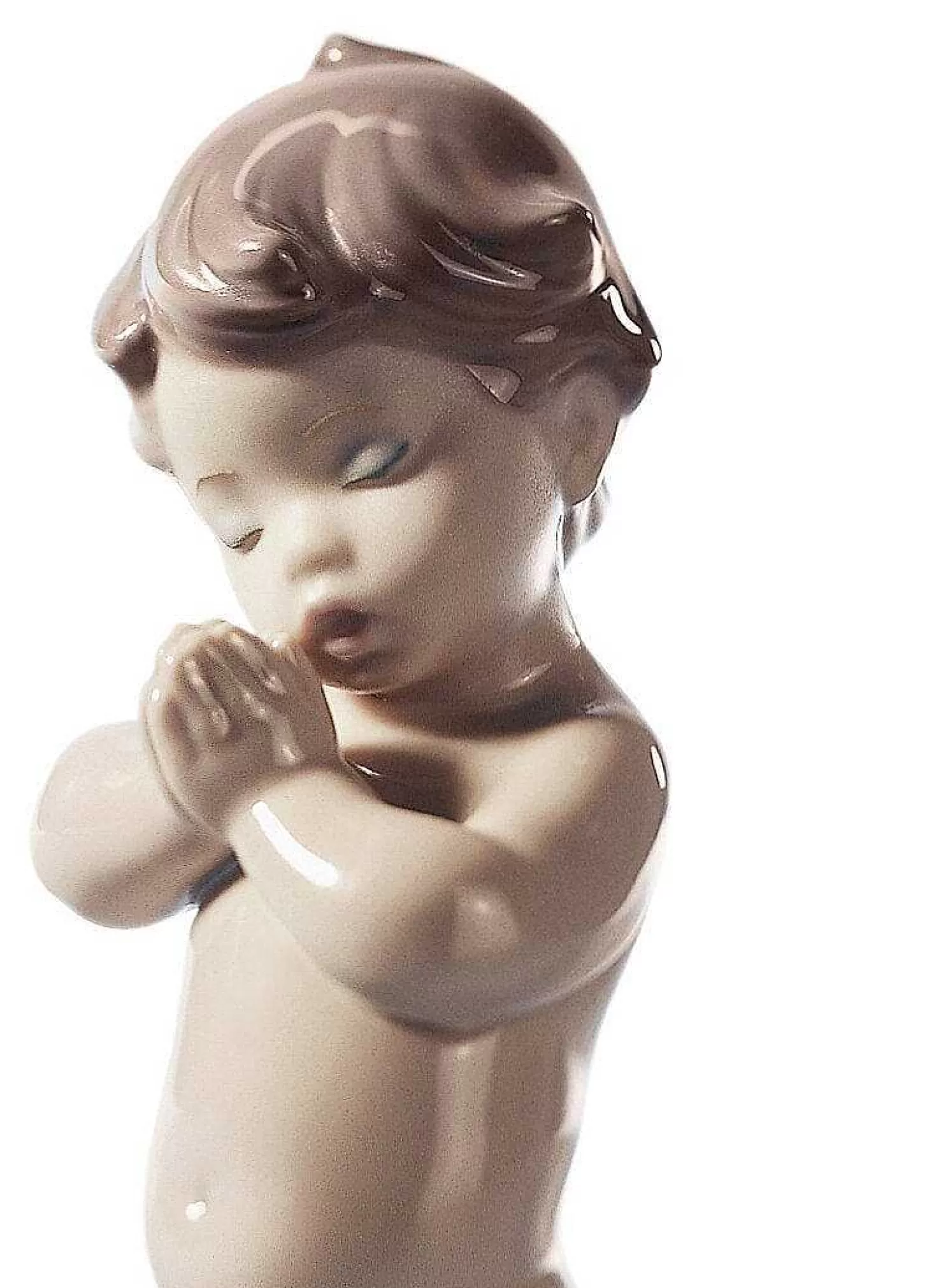 Lladró A Child'S Prayer Boy Figurine^ Children