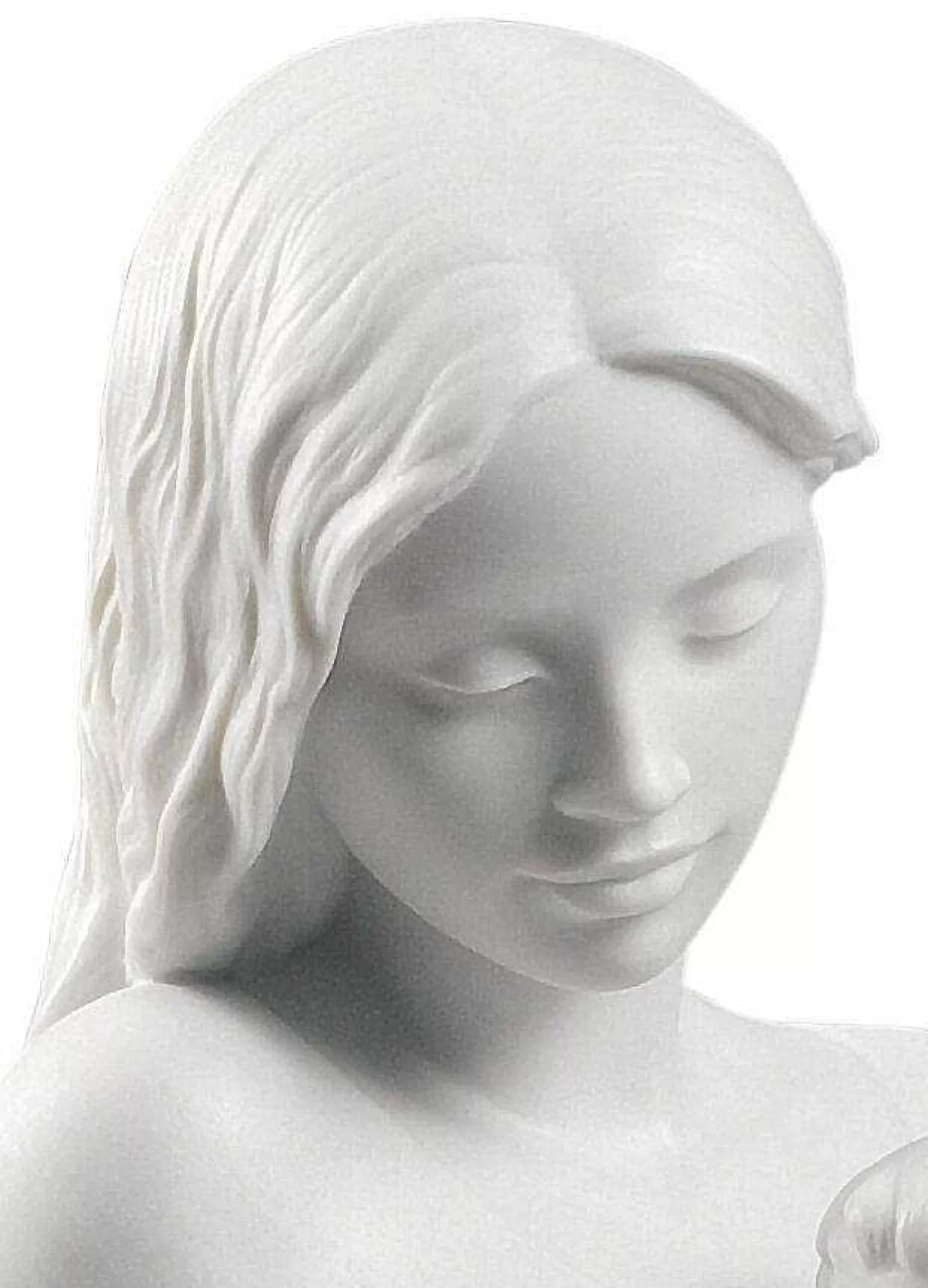 Lladró A Mother'S Love Figurine. Matte White^ Heritage