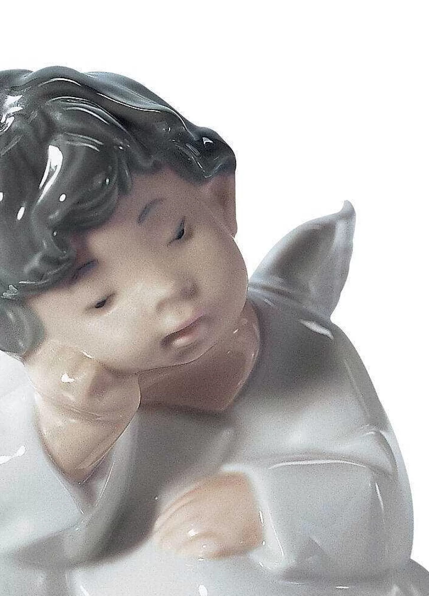 Lladró Angel Thinking Figurine^ Angels