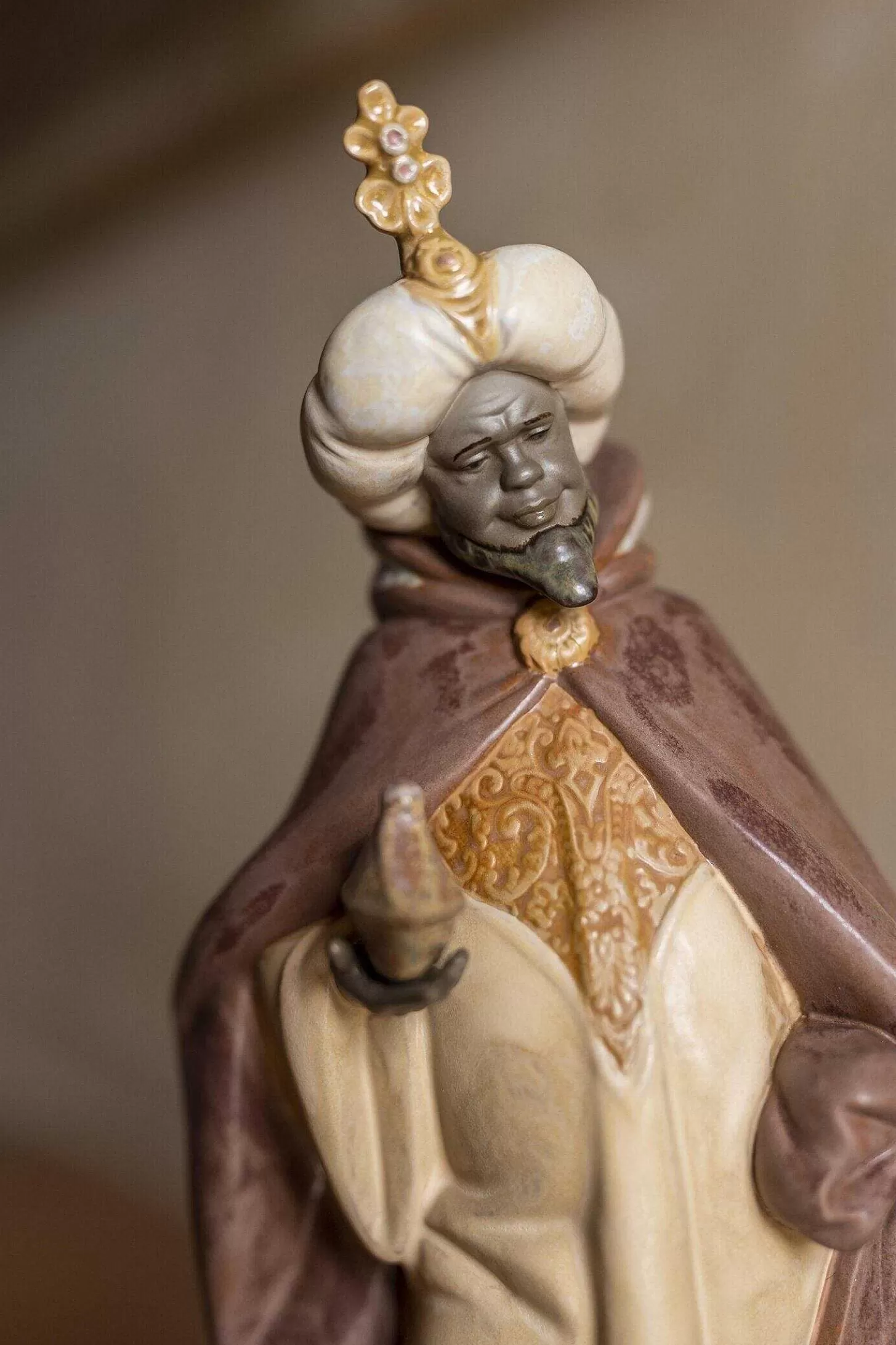 Lladró Balthasar Nativity Figurine. Gres^ Christianity