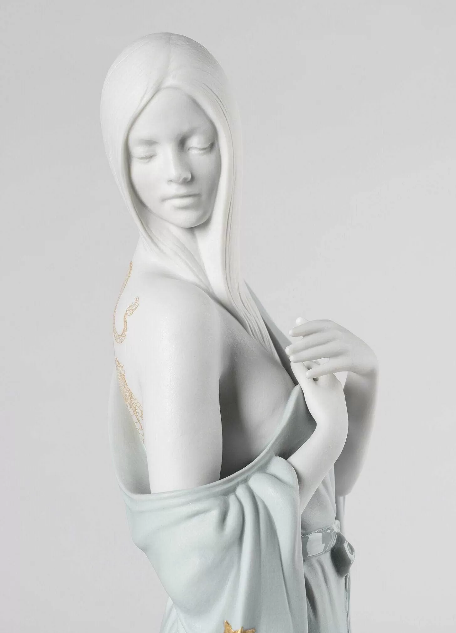 Lladró Beauty With Dragon Tattoo Woman Figurine^ Women