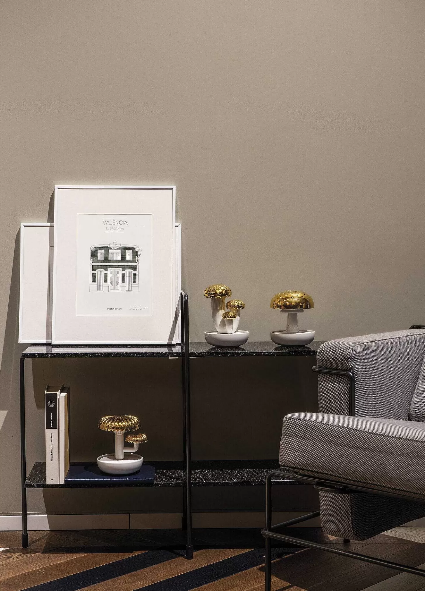 Lladró Boletus 2 Diffuser. Gold. Night Approaches Scent^ Gifts