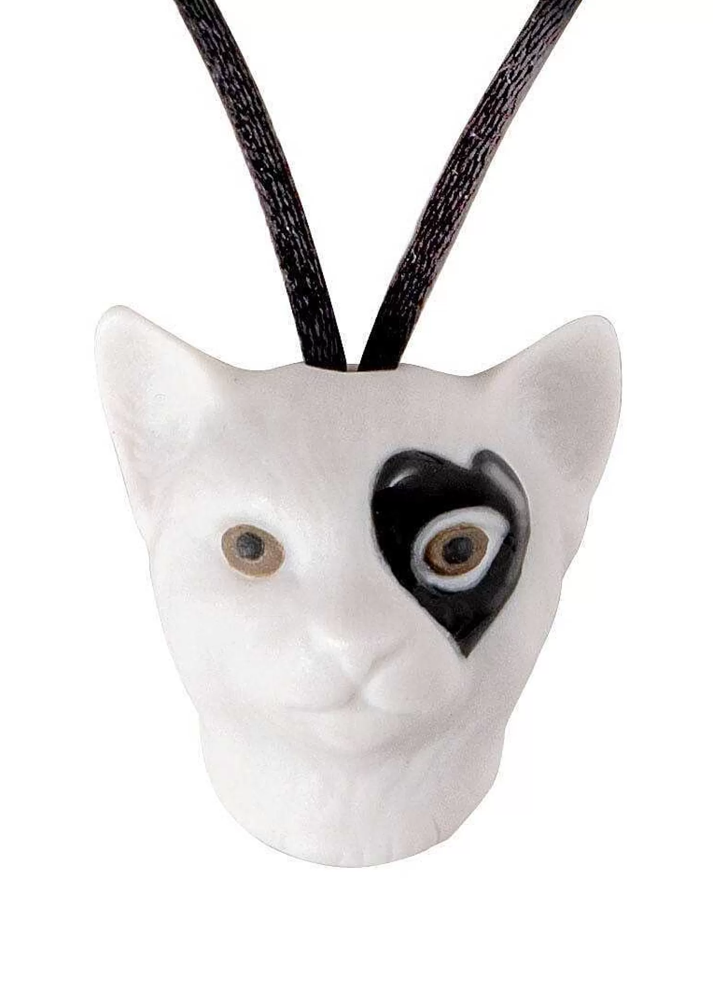 Lladró Cat In Love Pendant^ Jewelry