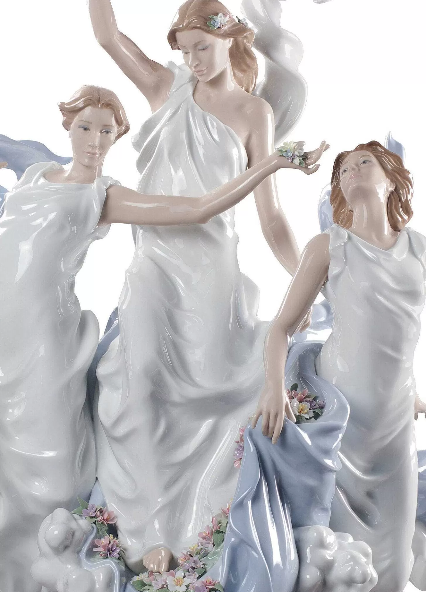 Lladró Celebration Of Spring Women Sculpture. Limited Edition^ Women