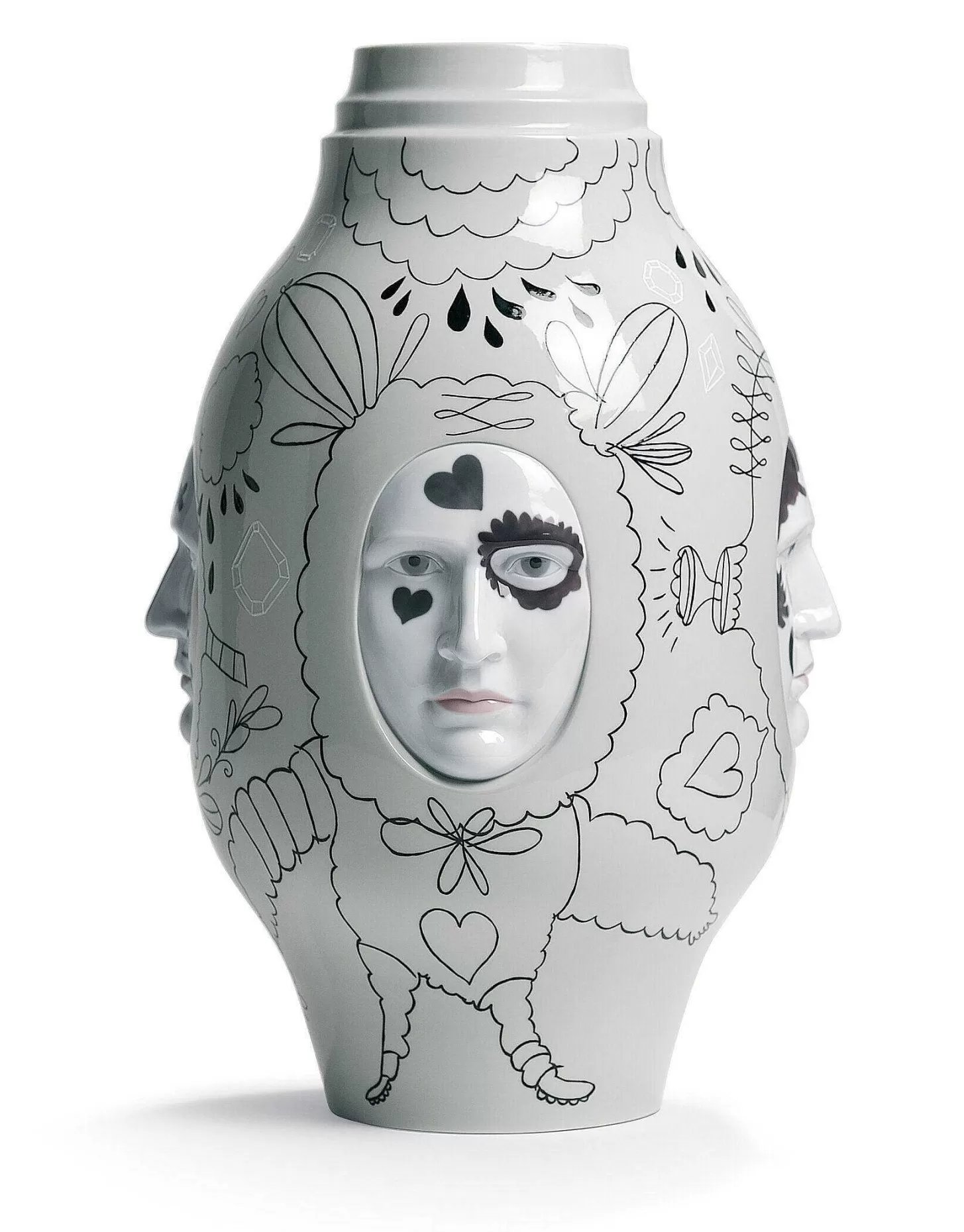 Lladró Conversation Vase Ii. By Jaime Hayon^ Design