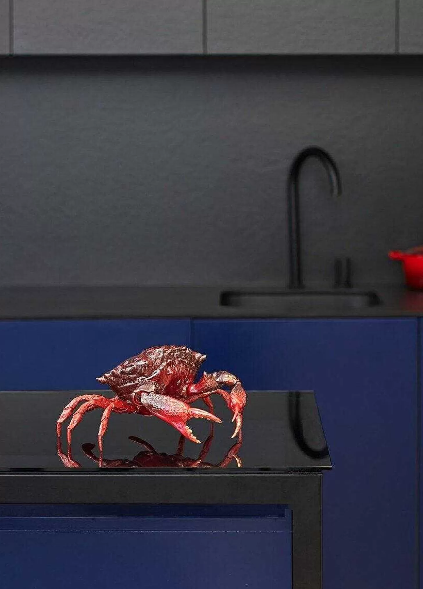 Lladró Crab Sculpture. Red^ Design