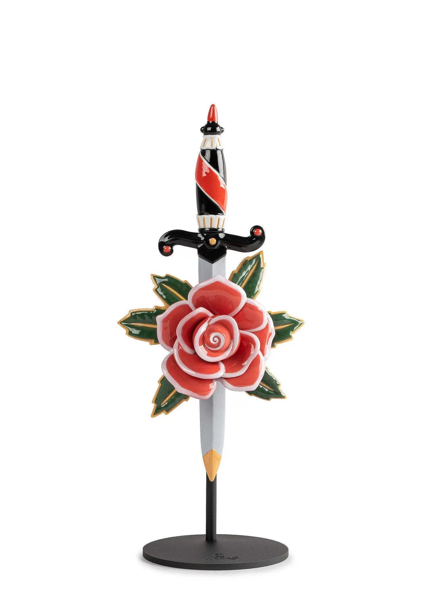 Lladró Dagger And Rose^ Design