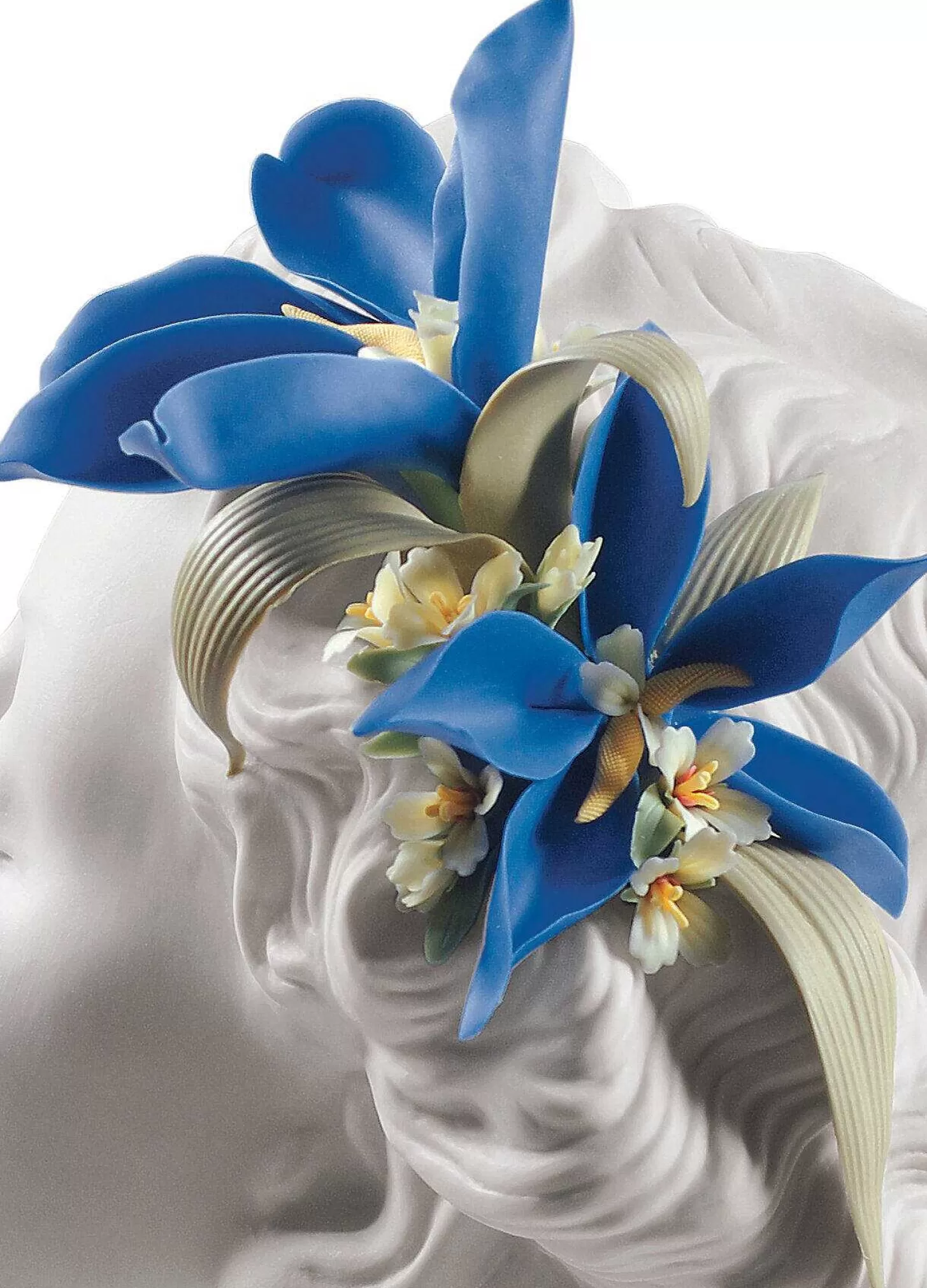 Lladró Daisy With Flowers Woman Bust^ Heritage