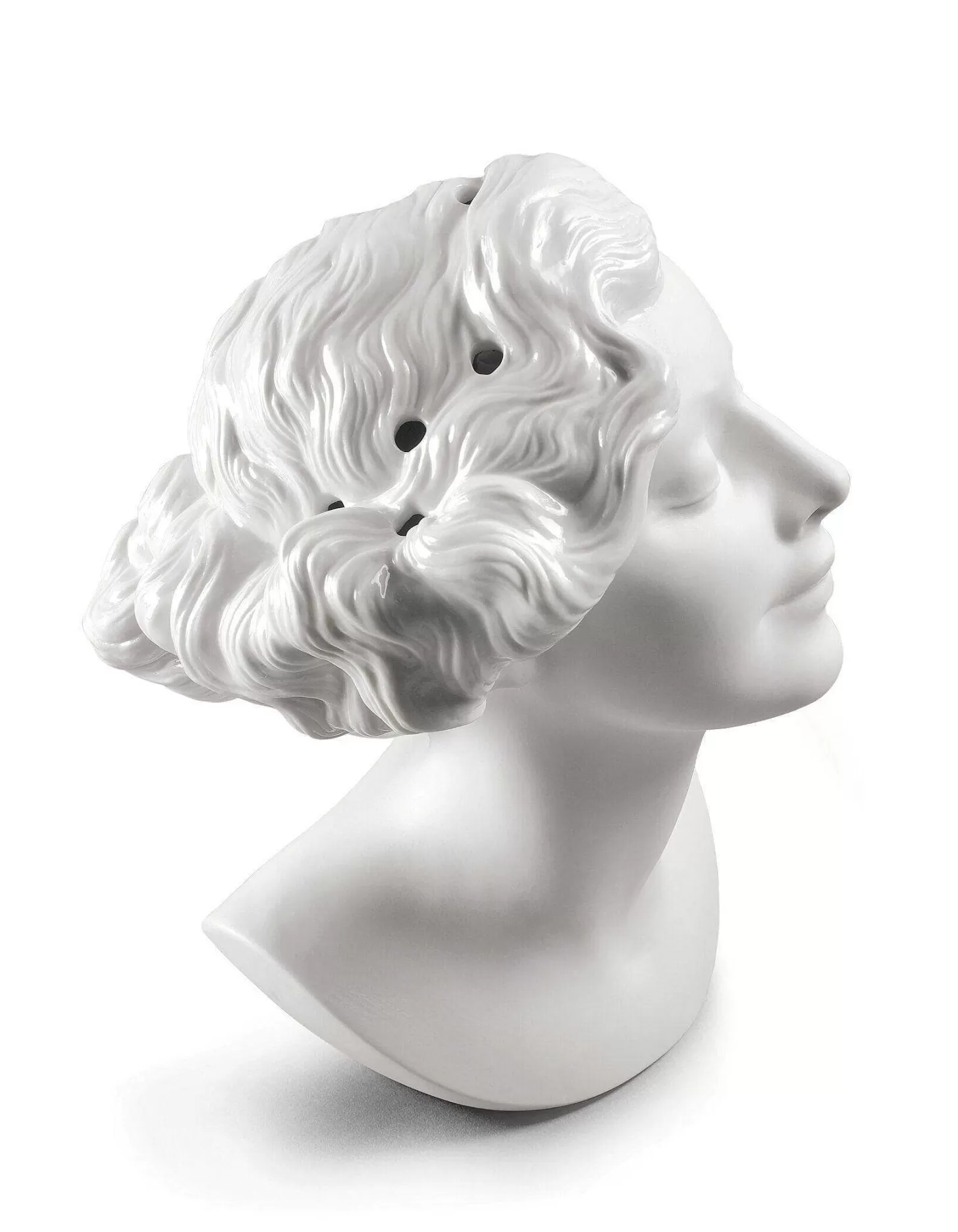 Lladró Daisy Woman Bust Vase^ Heritage