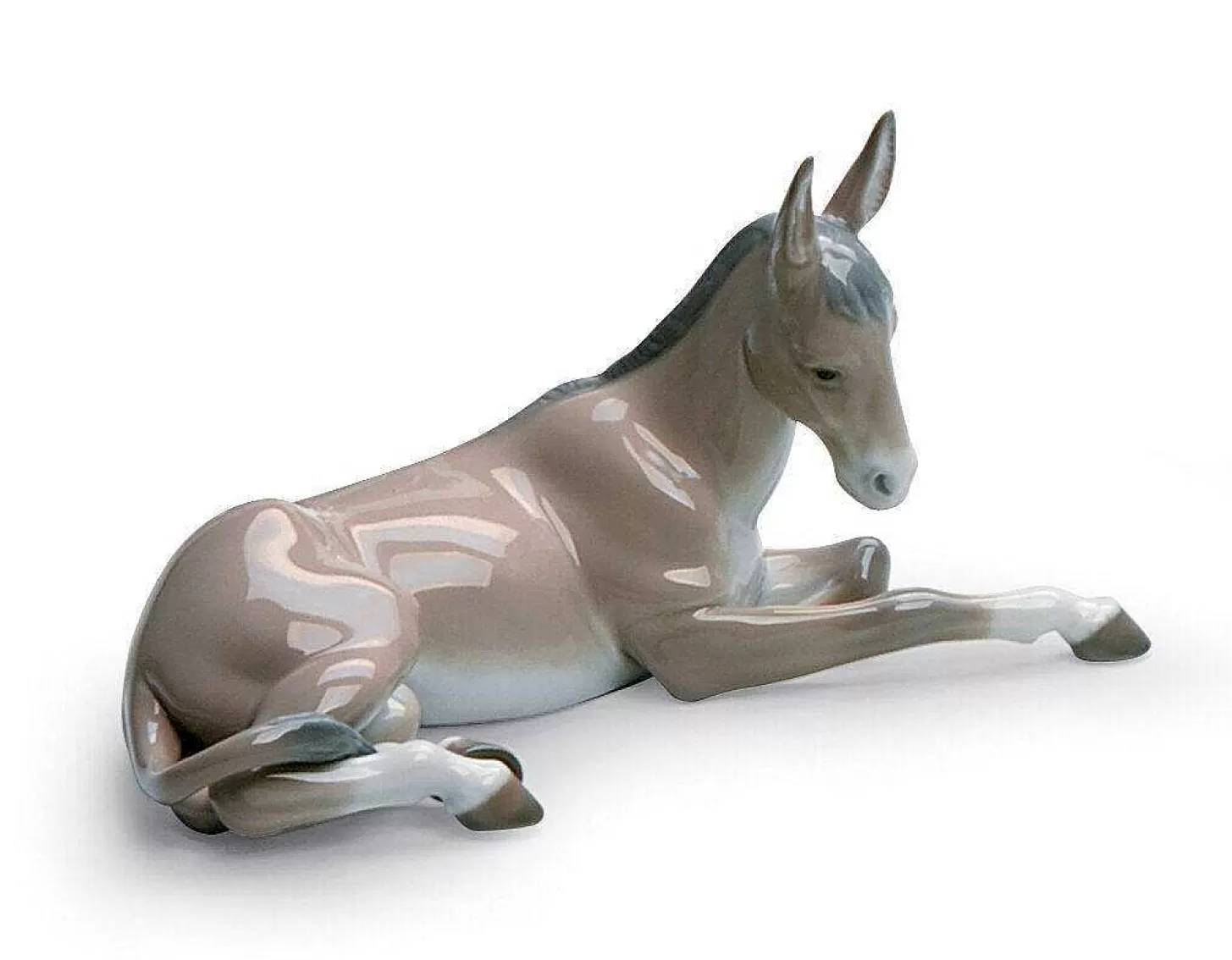 Lladró Donkey Nativity Figurine^ Christianity