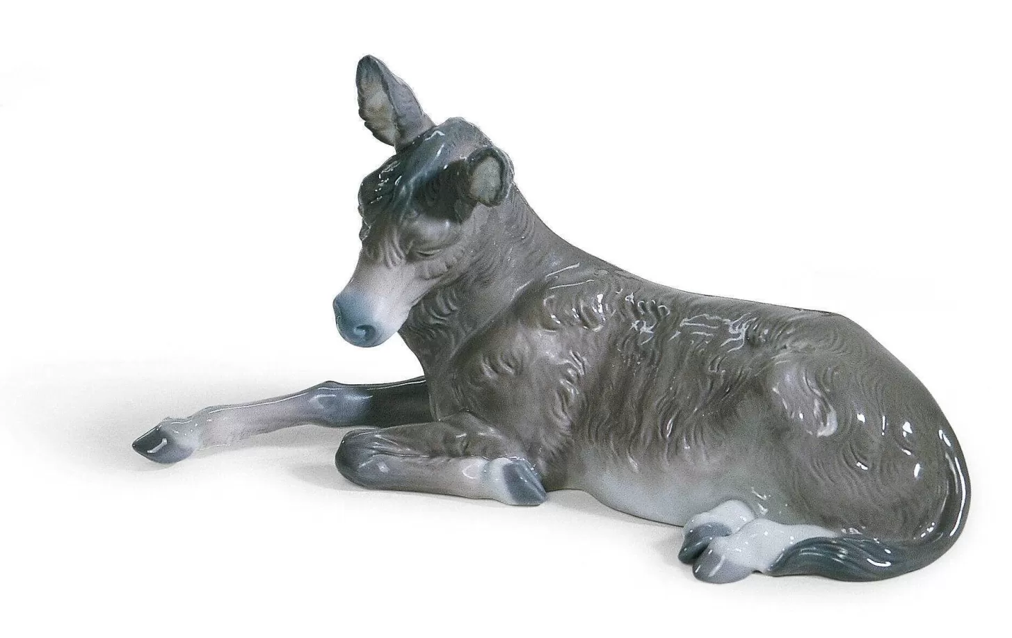 Lladró Donkey Nativity Figurine-Ii^ Christianity