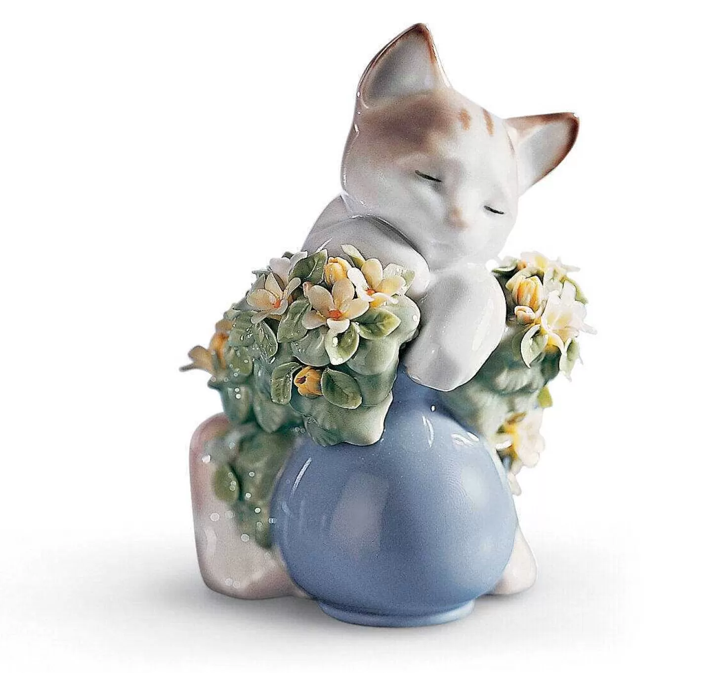Lladró Dreamy Kitten Cat Figurine^ Animals