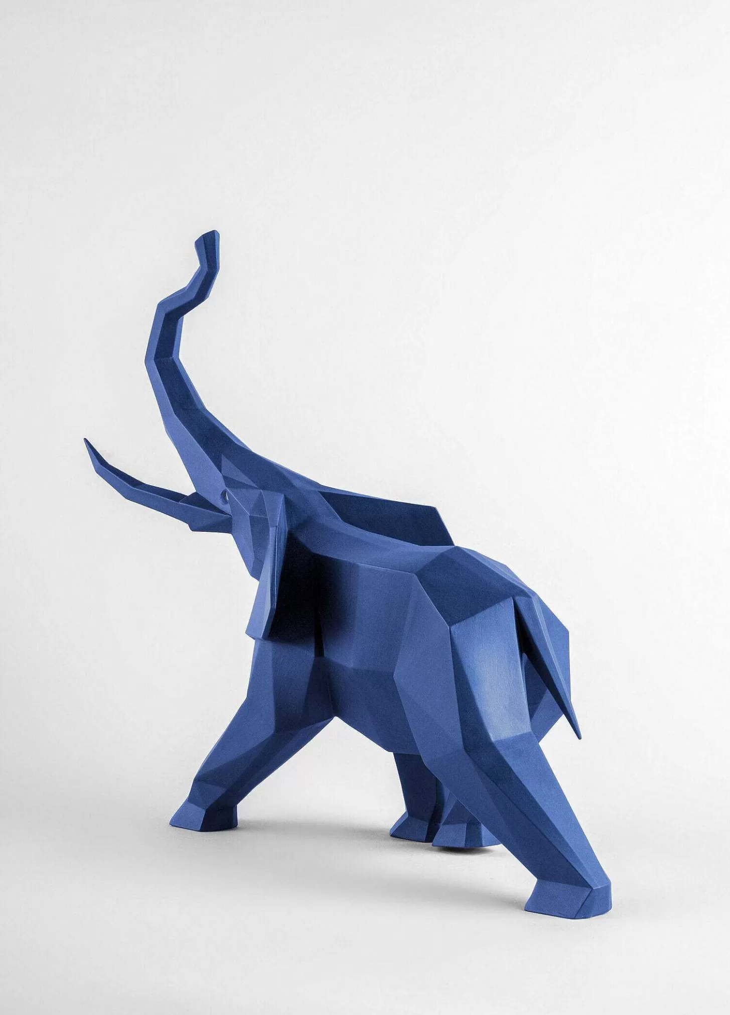 Lladró Elephant (Blue) Sculpture^ Design