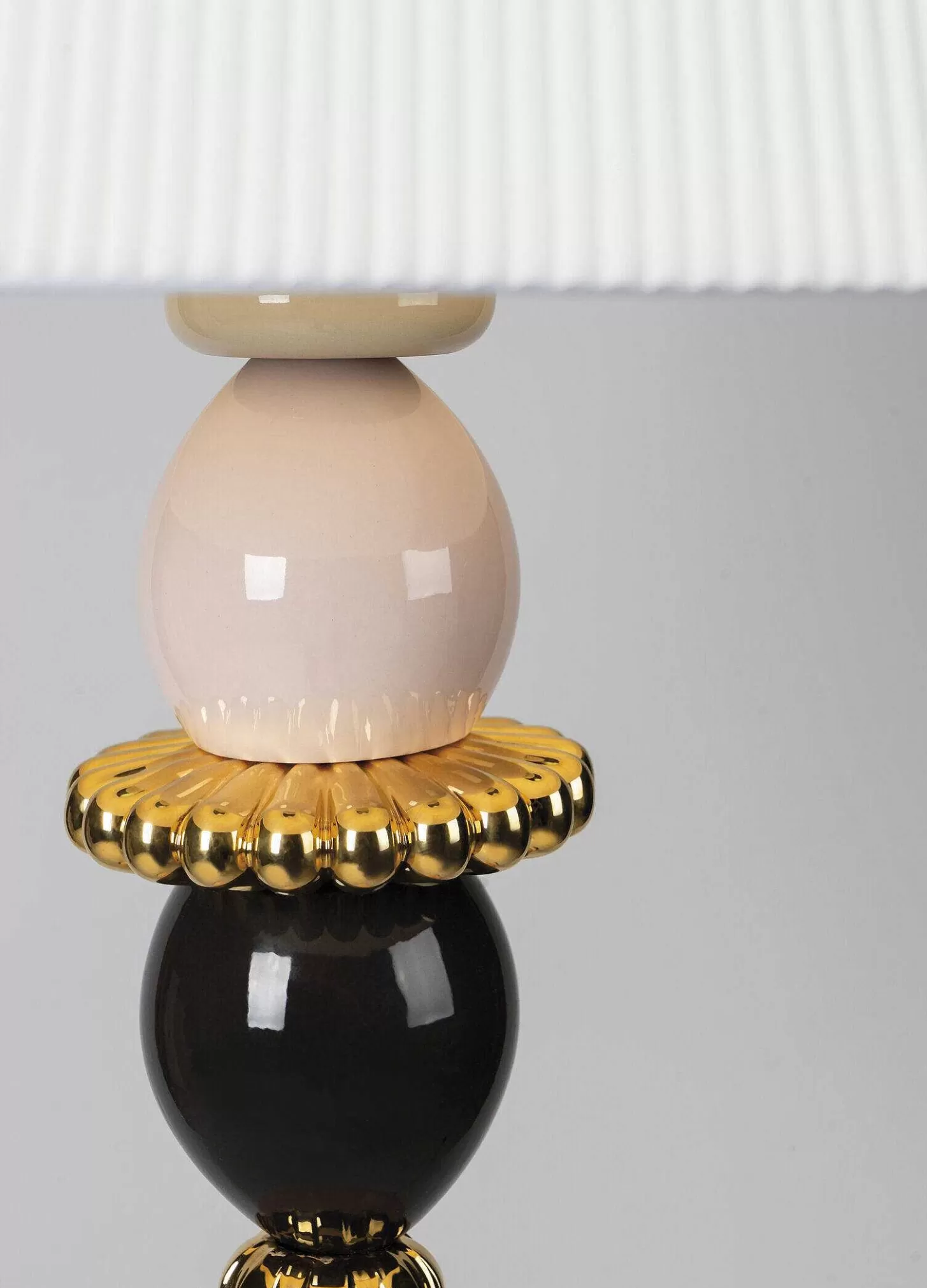 Lladró Firefly Floor Lamp. Pink And Golden Luster. (Us)^ Lighting