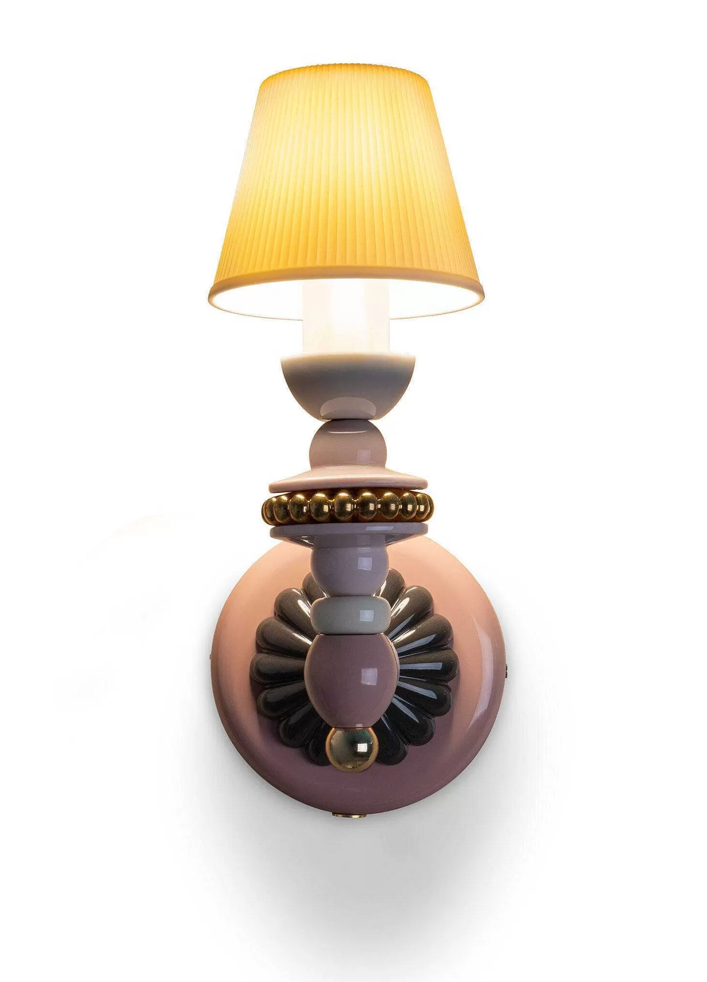 Lladró Firefly Wall Sconce. Pink And Gold. (Us)^ Firefly