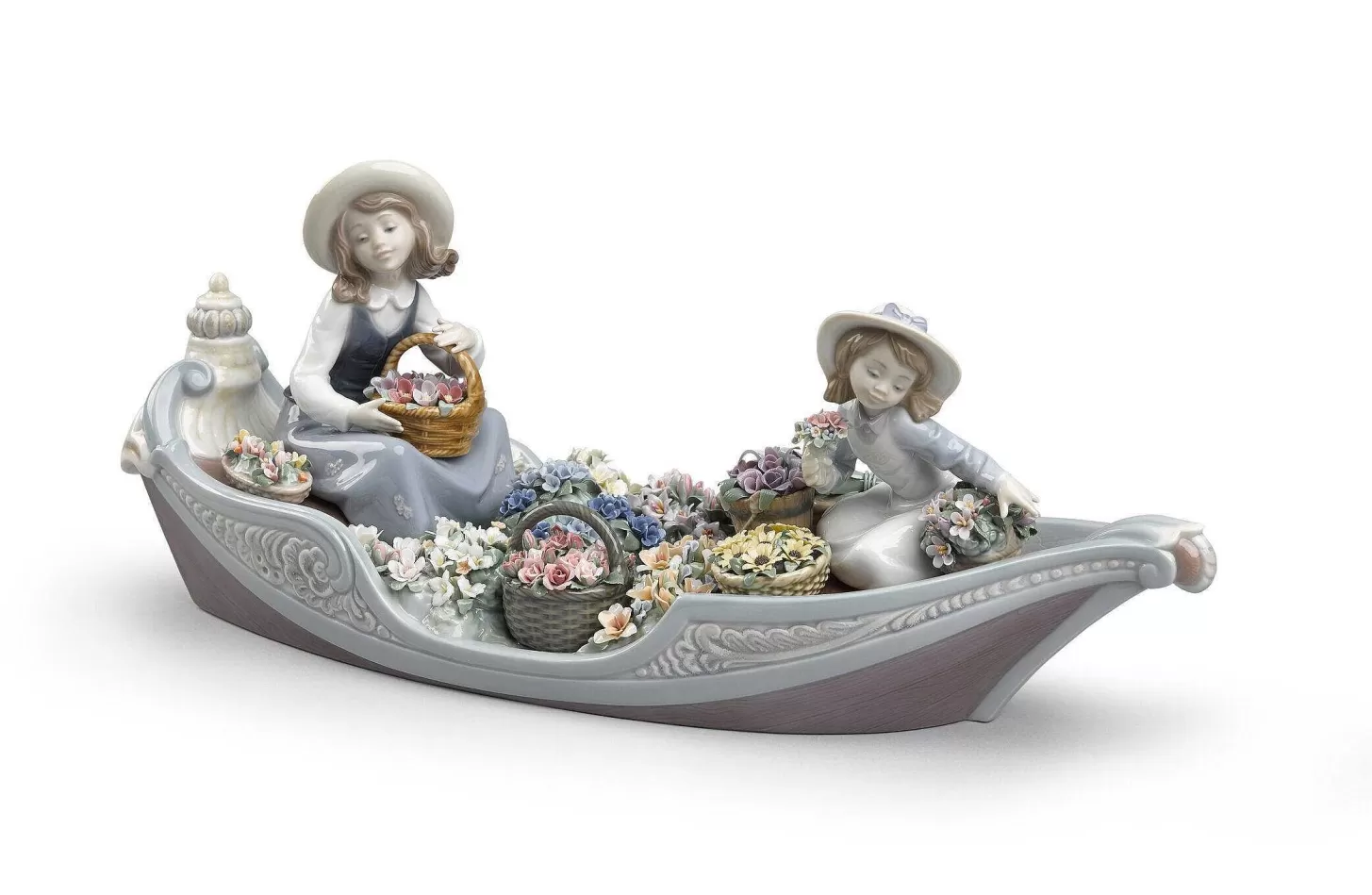 Lladró Flowers Forever Girls Sculpture^ Children