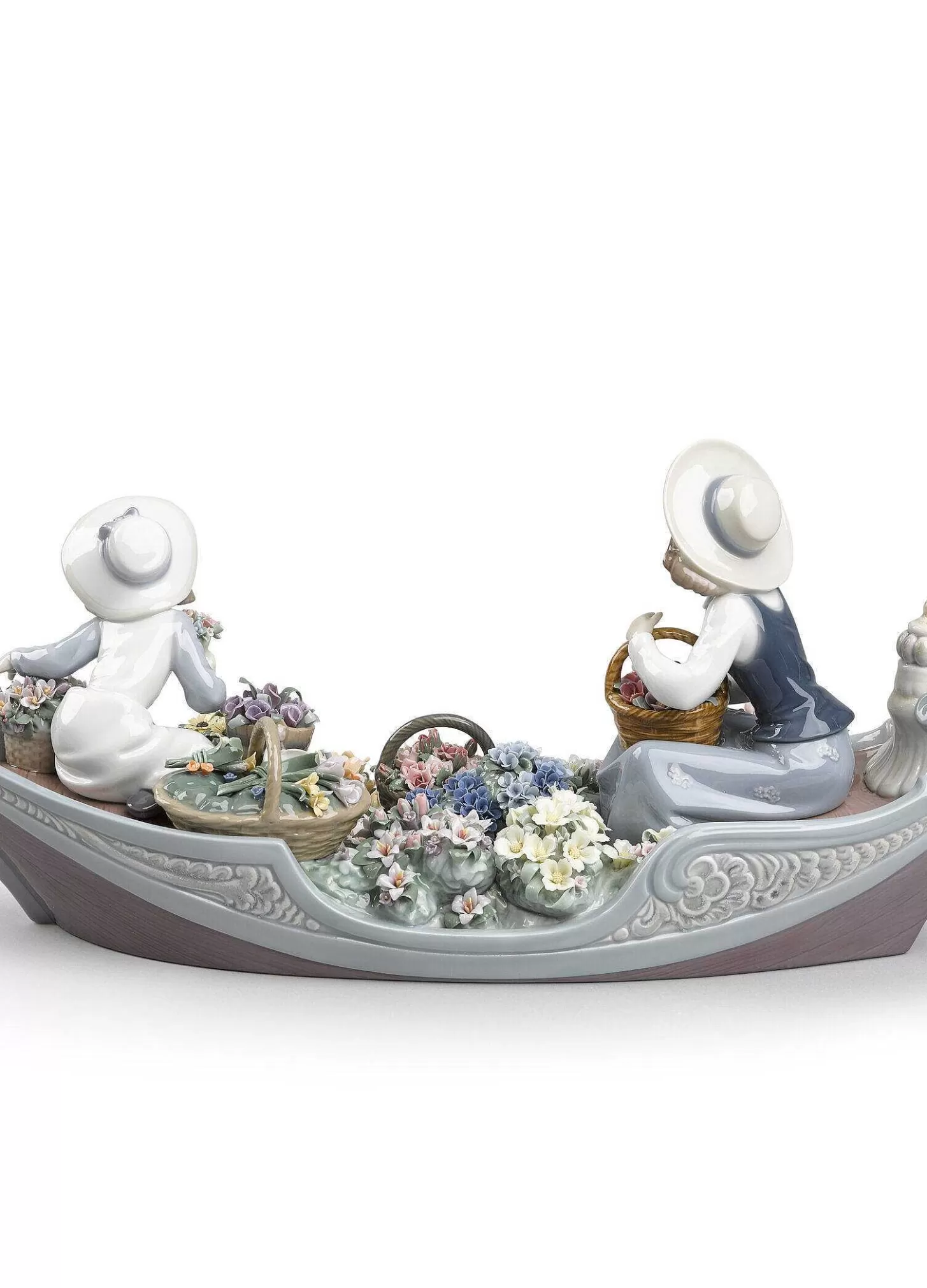 Lladró Flowers Forever Girls Sculpture^ Children