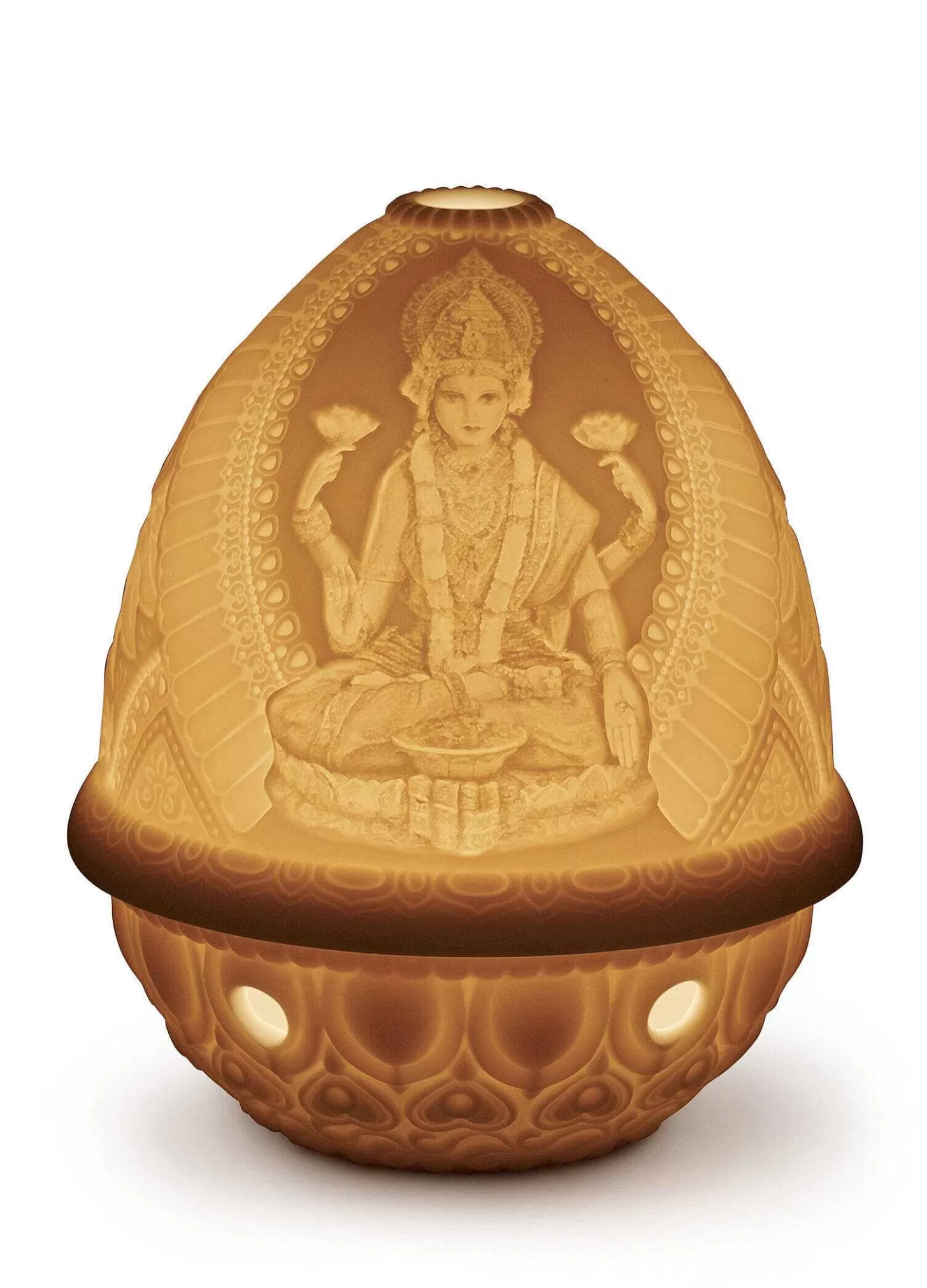 Lladró Goddess Lakshmi Lithophane^ Gifts