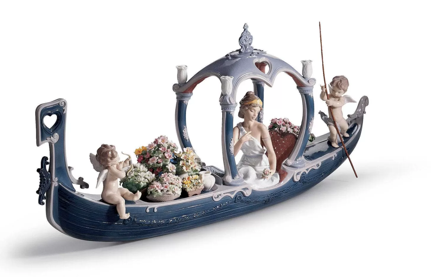 Lladró Gondola Of Love Goddess Sculpture. Limited Edition^ Love