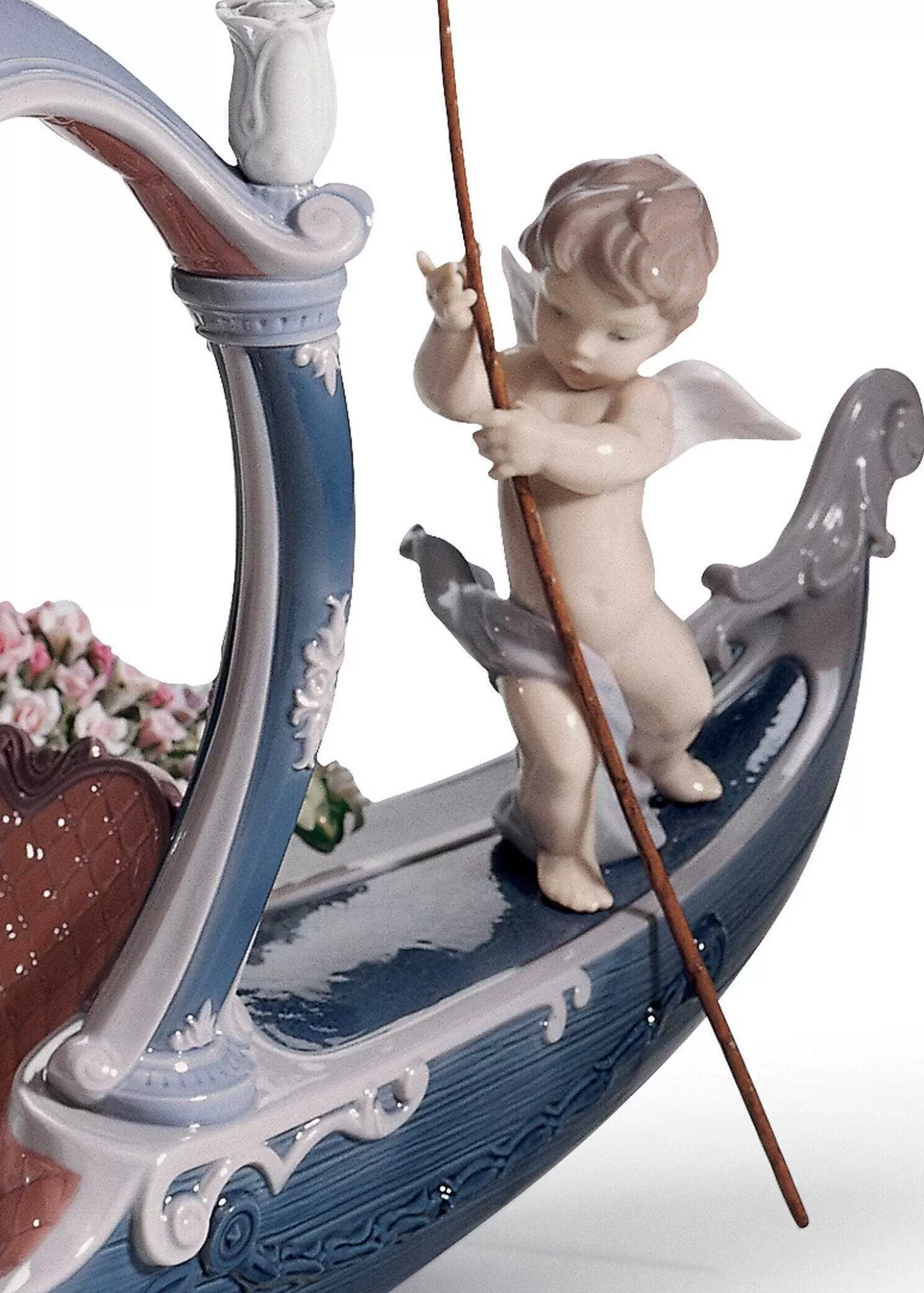 Lladró Gondola Of Love Goddess Sculpture. Limited Edition^ Love