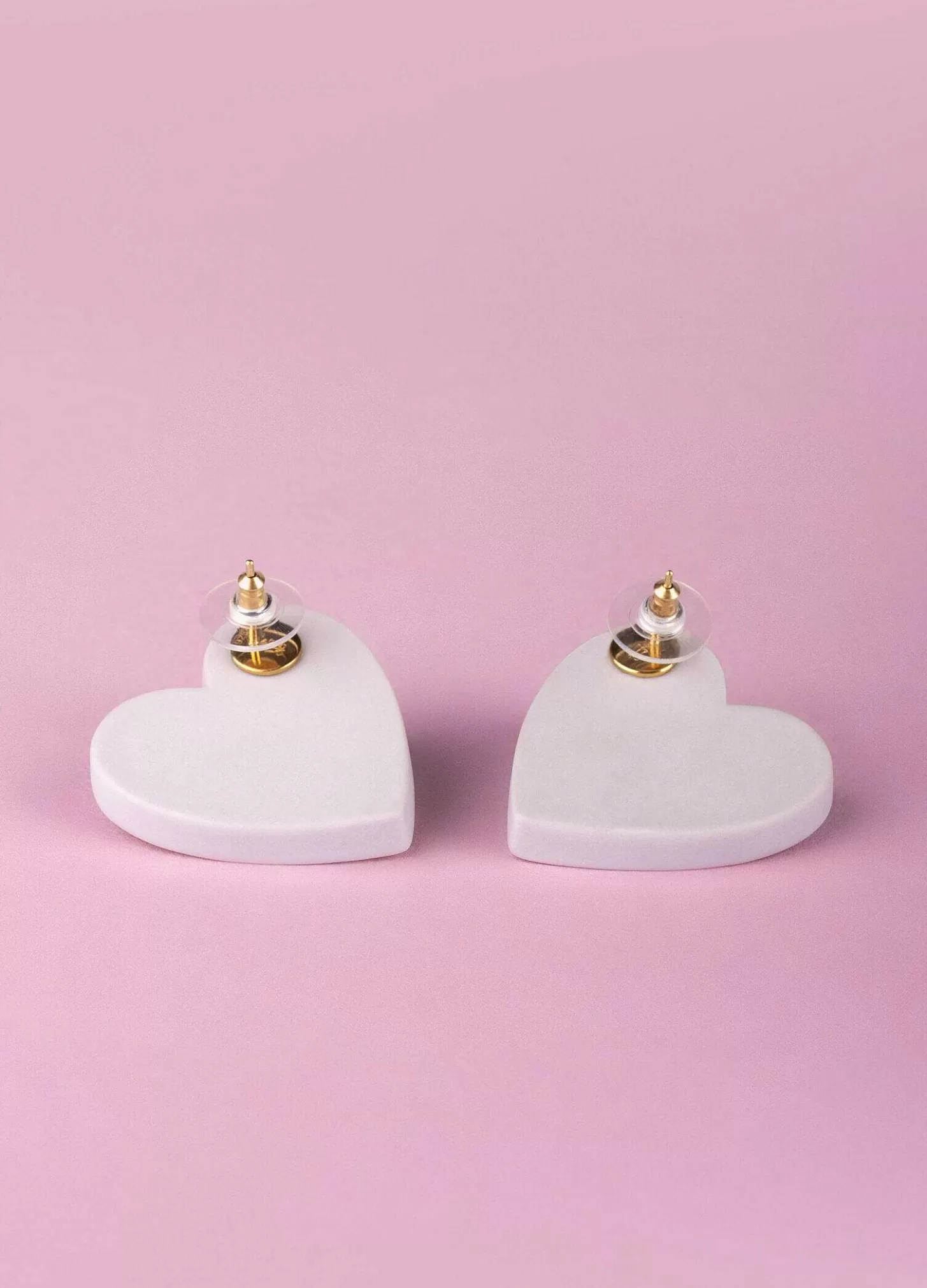 Lladró Hearts Earrings. Violet & Red^ Jewelry