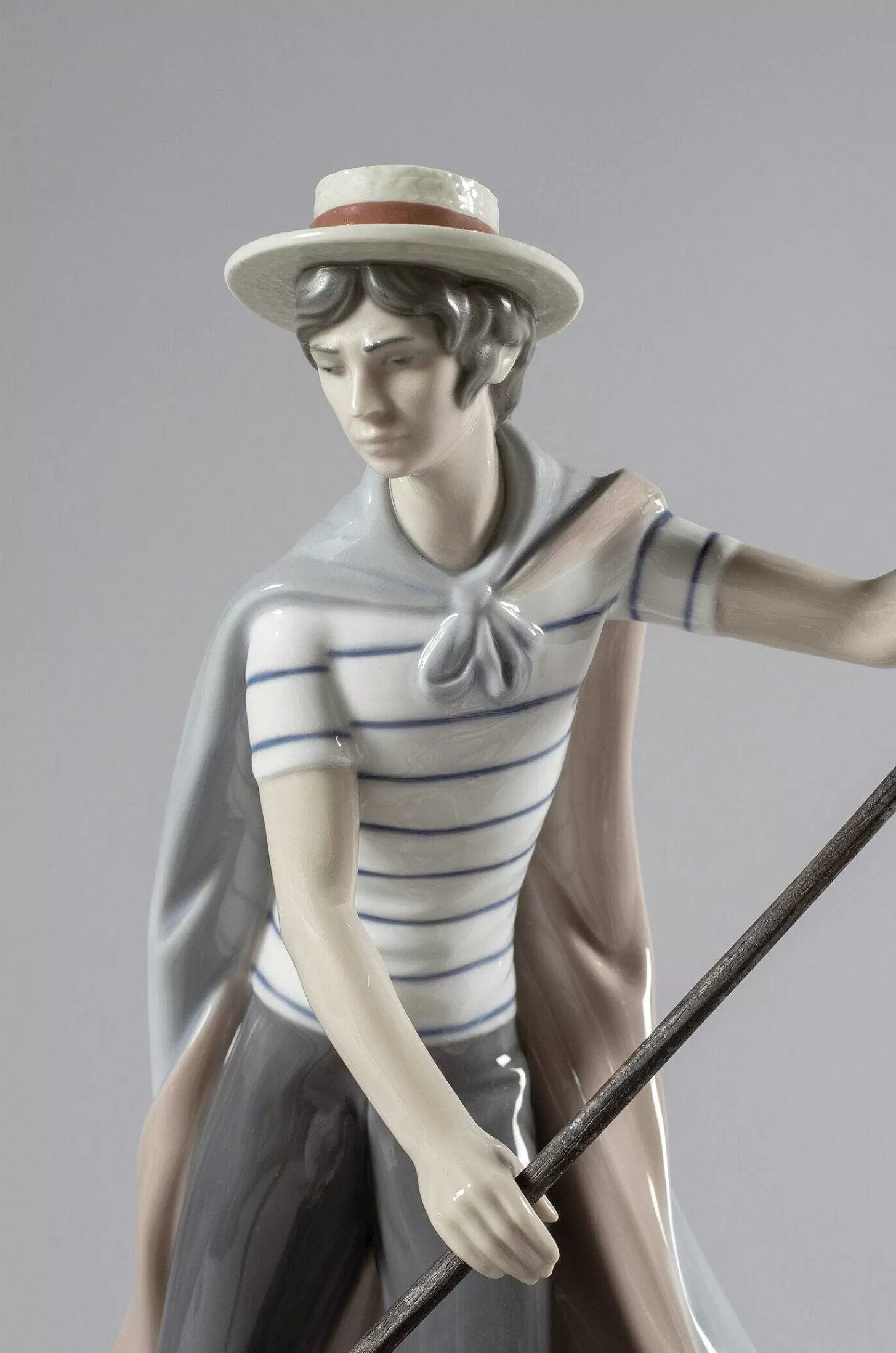 Lladró In The Gondola Couple Sculpture. Numbered Edition^ Love