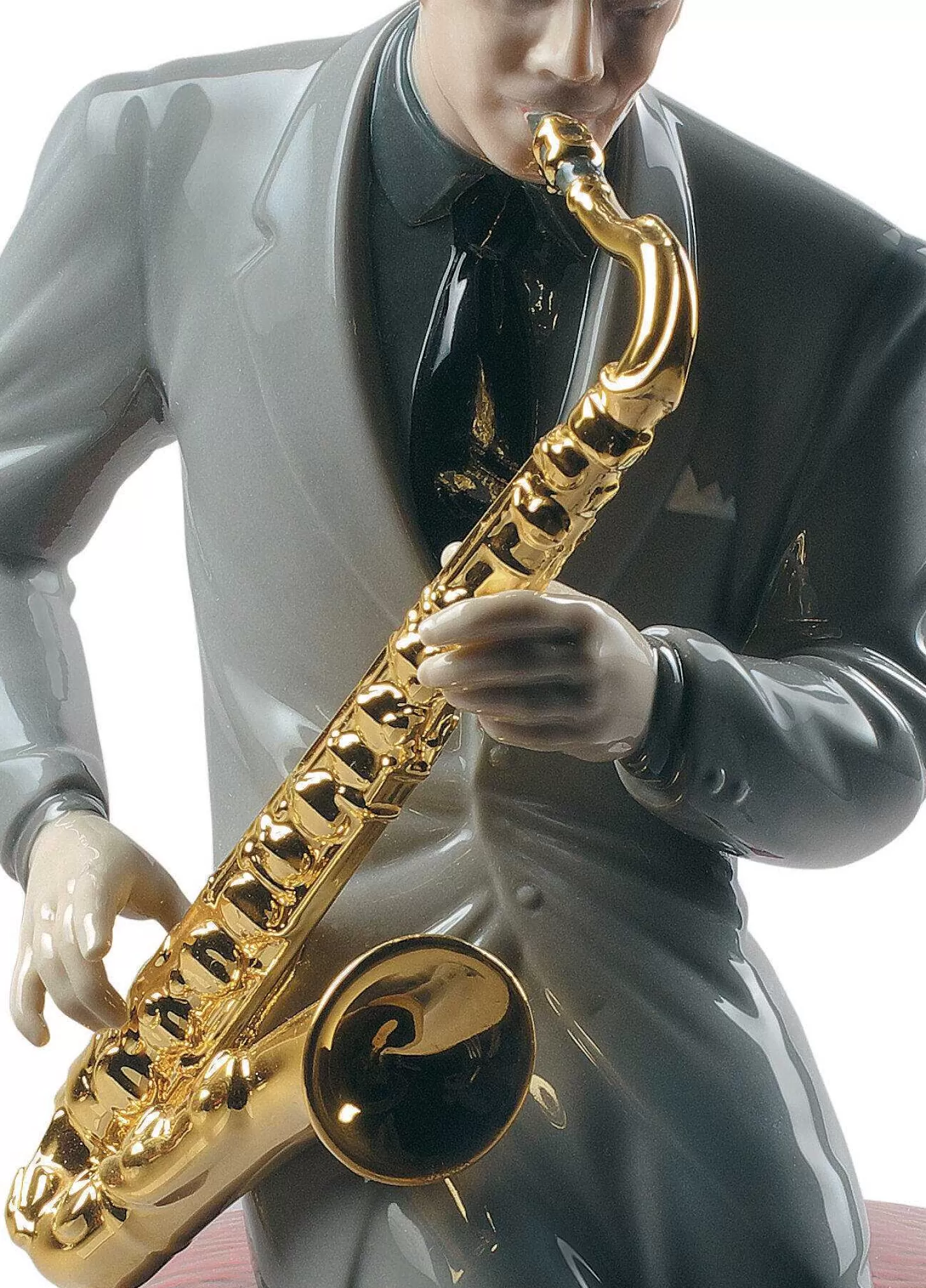 Lladró Jazz Saxophonist Figurine^ Performing Arts