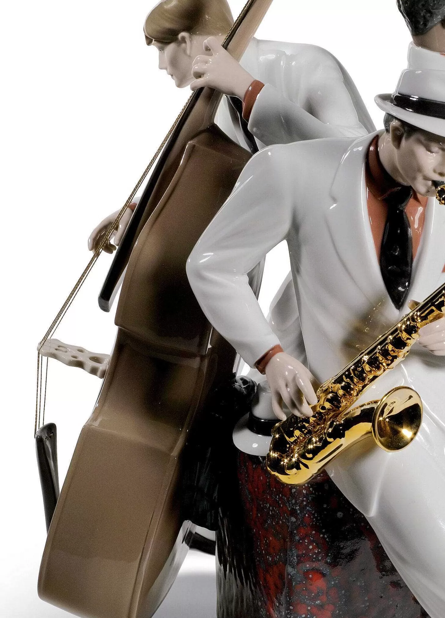 Lladró Jazz Trio Figurine. Limited Edition^ Performing Arts