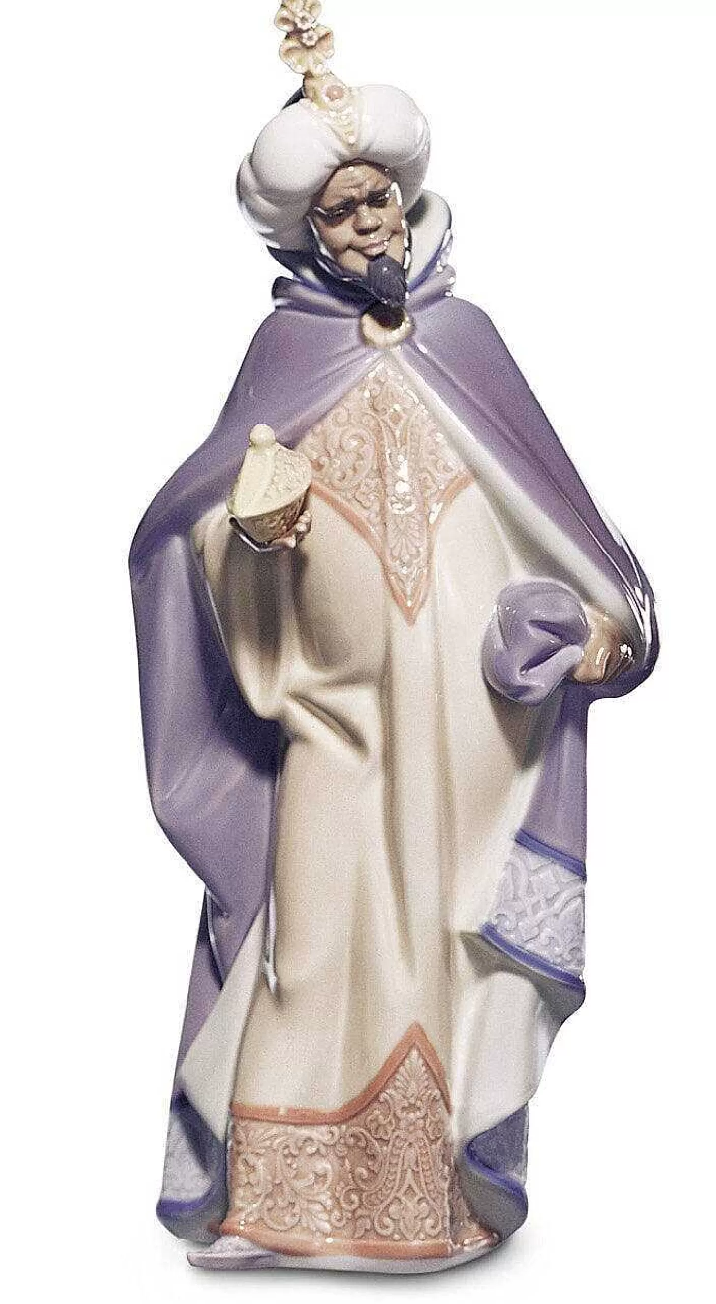 Lladró King Balthasar Nativity Figurine-Ii^ Christianity