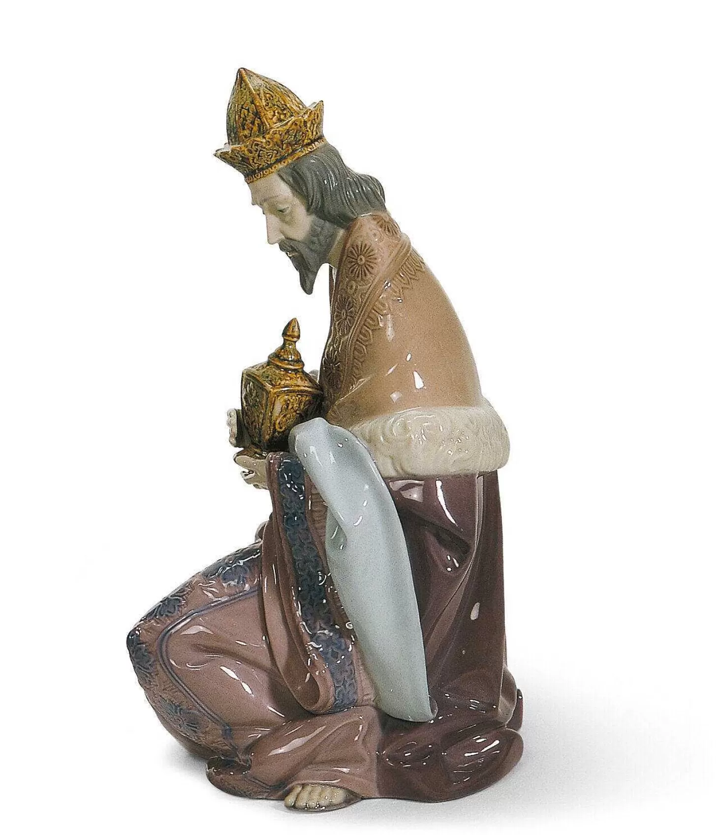 Lladró King Gaspar Nativity Figurine^ Christianity