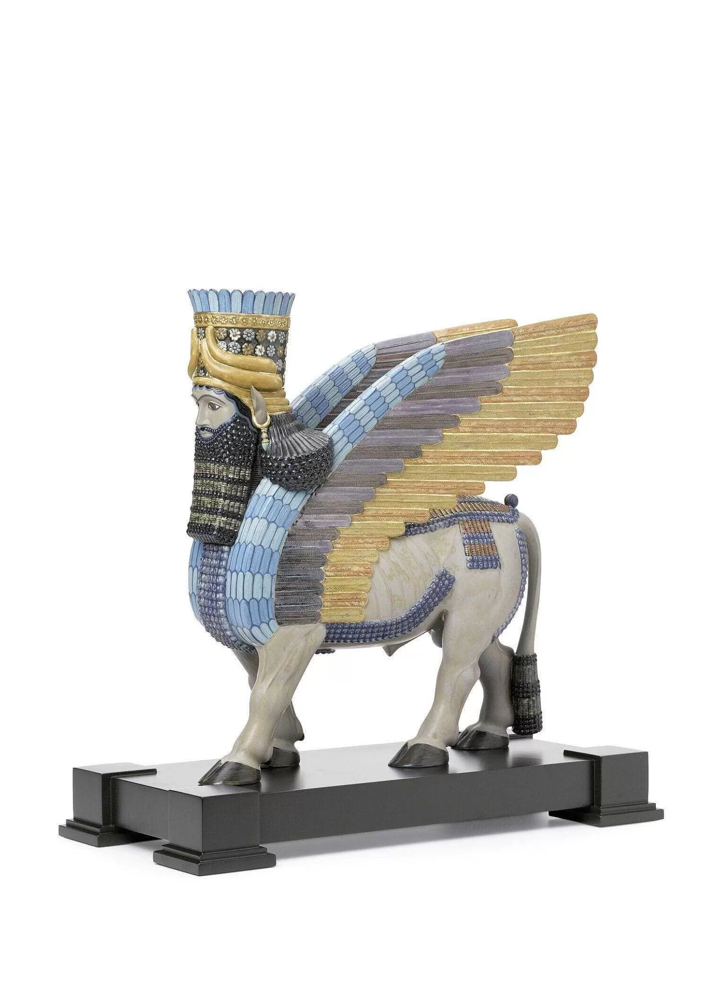 Lladró Lamassu Sculpture. Limited Edition^ High Porcelain