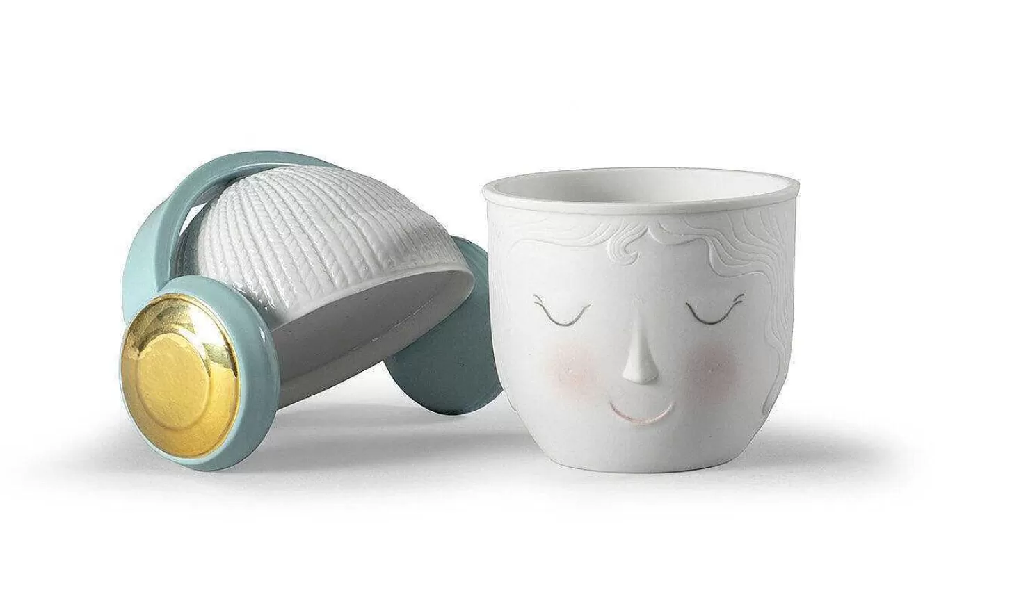 Lladró Lane Headphones Box. Green^ Lee & Lane