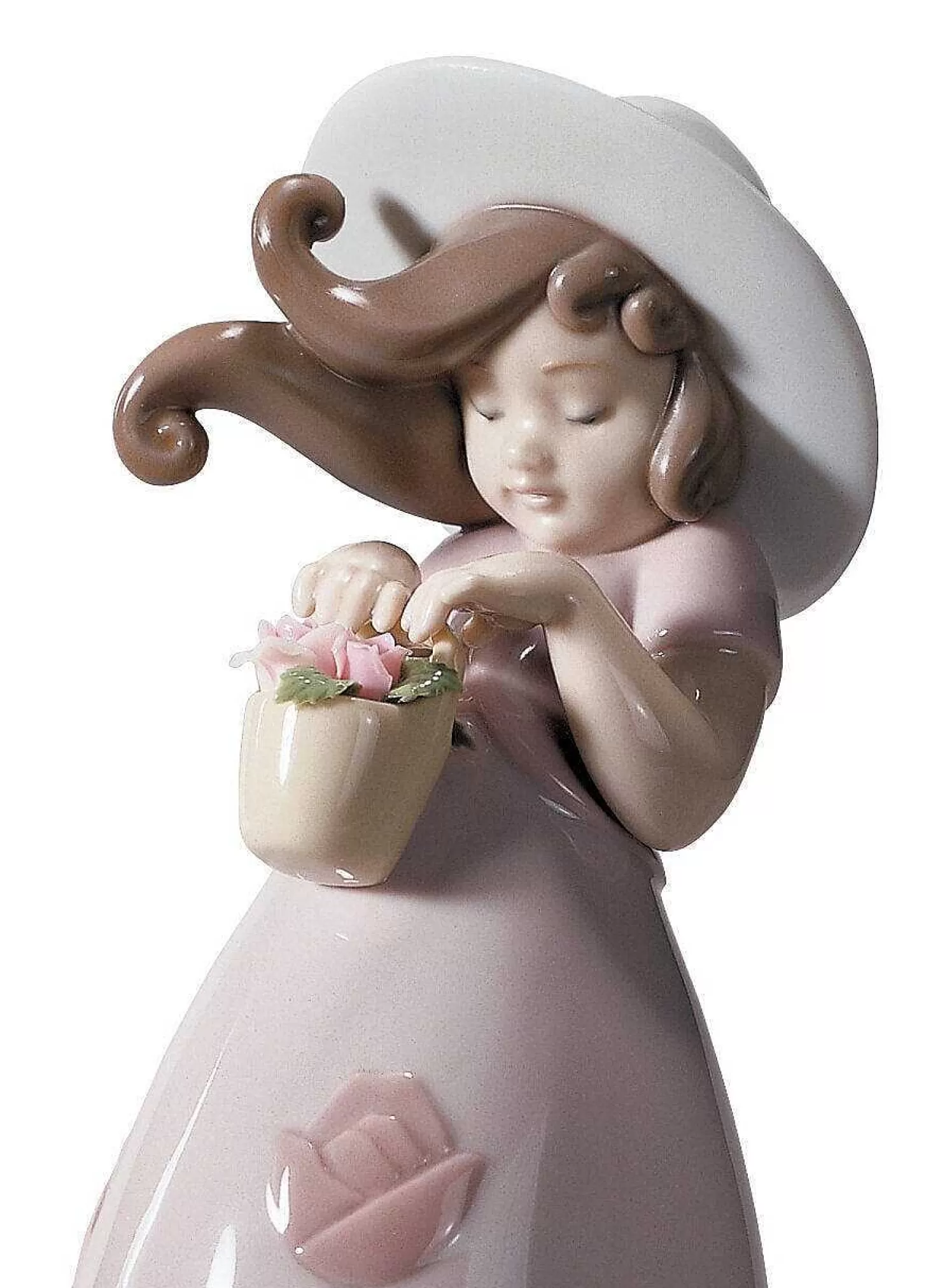 Lladró Little Rose Girl Figurine^ Children