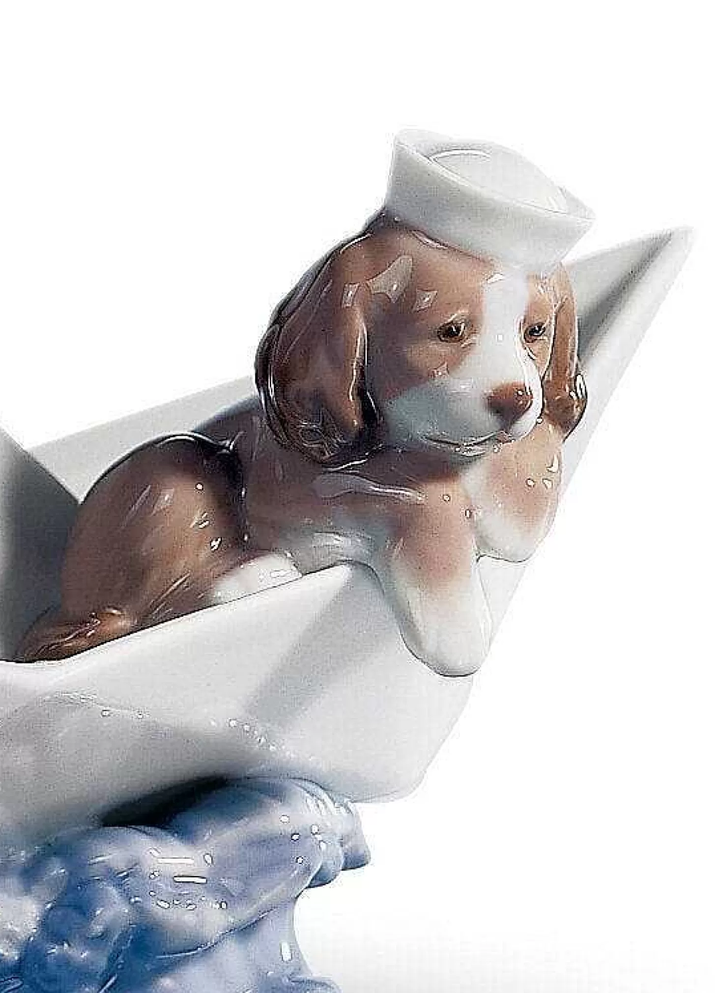 Lladró Little Stowaway Dog Figurine^ Animals