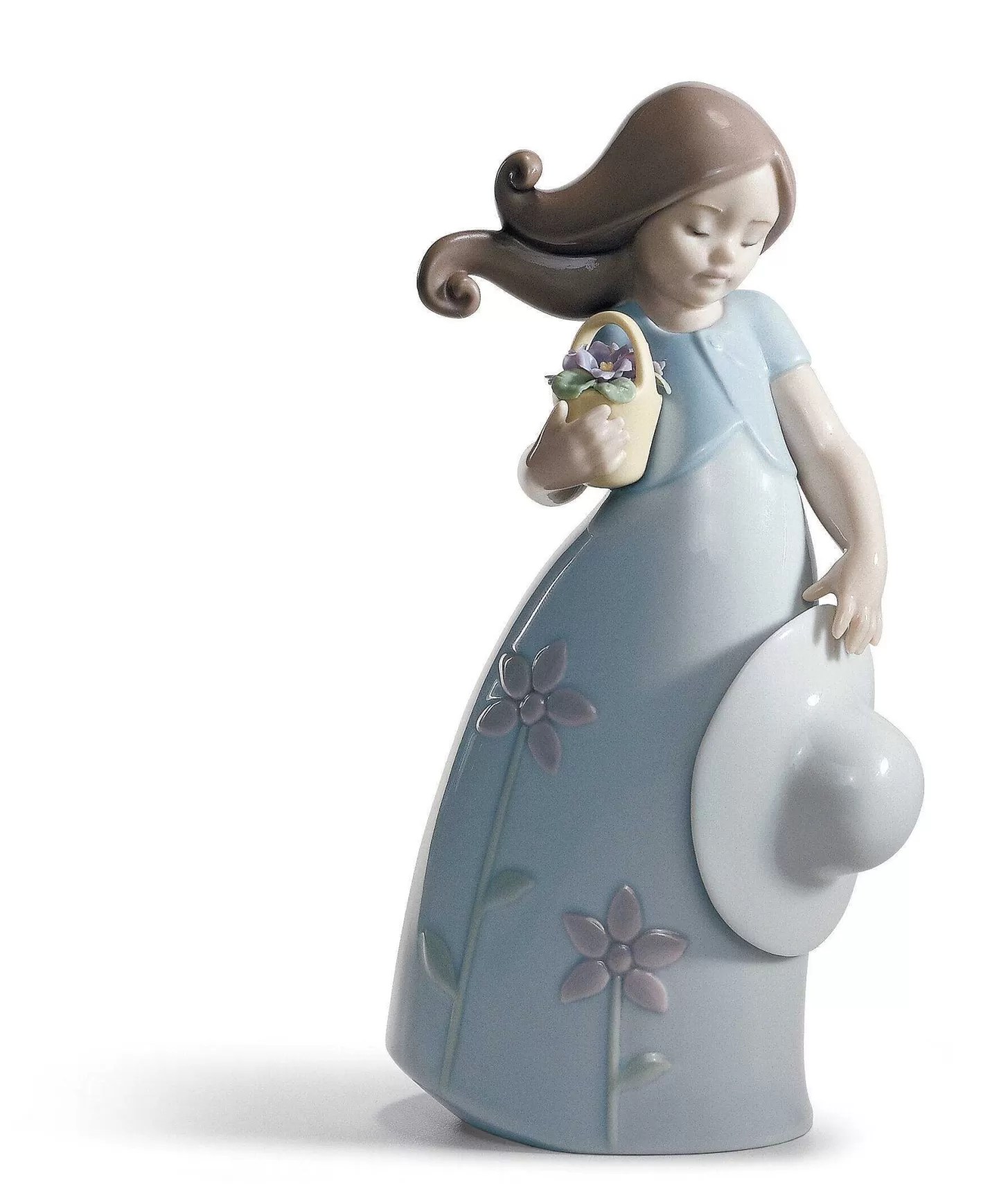 Lladró Little Violet Girl Figurine^ Children