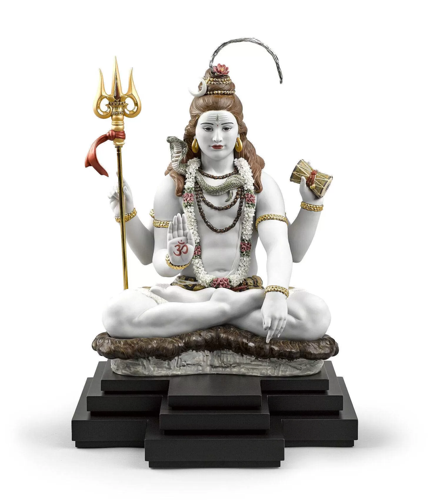 Lladró Lord Shiva Sculpture. Limited Edition^ High Porcelain
