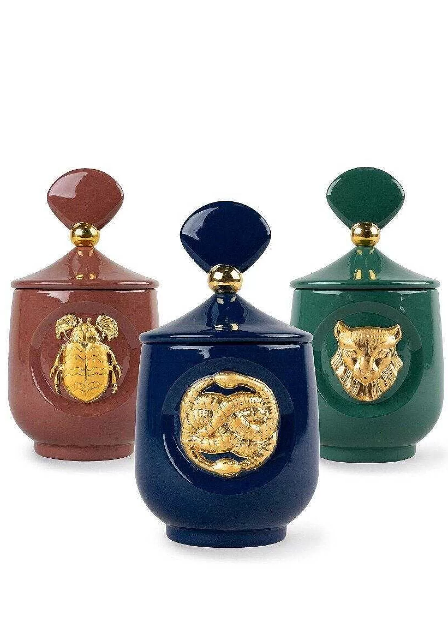 Lladró Luxurious Animals Candles Set^ Light & Scent