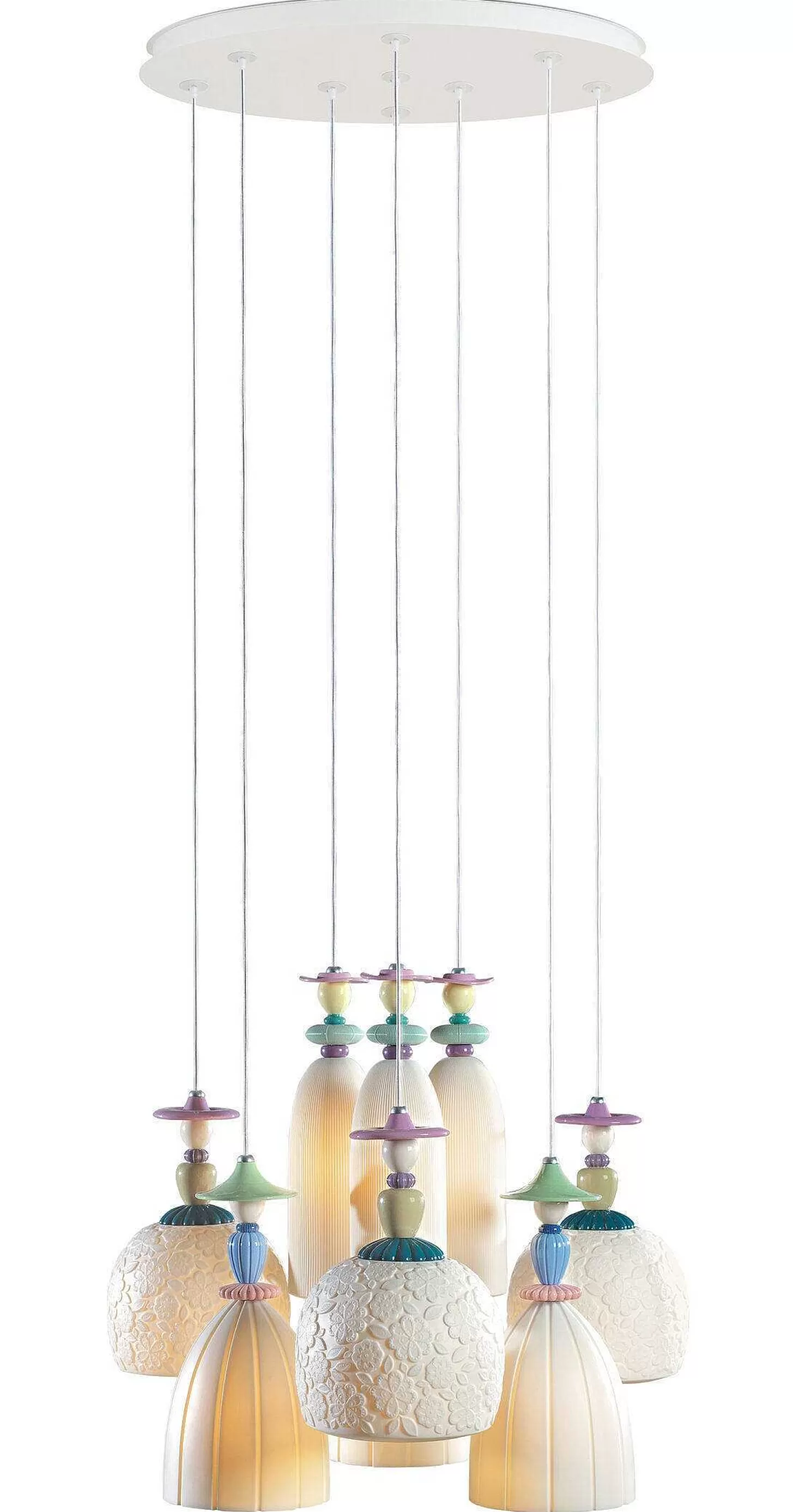 Lladró Madermoiselle 9 Lights Seaside Dreams Chandelier (Us)^ Lighting