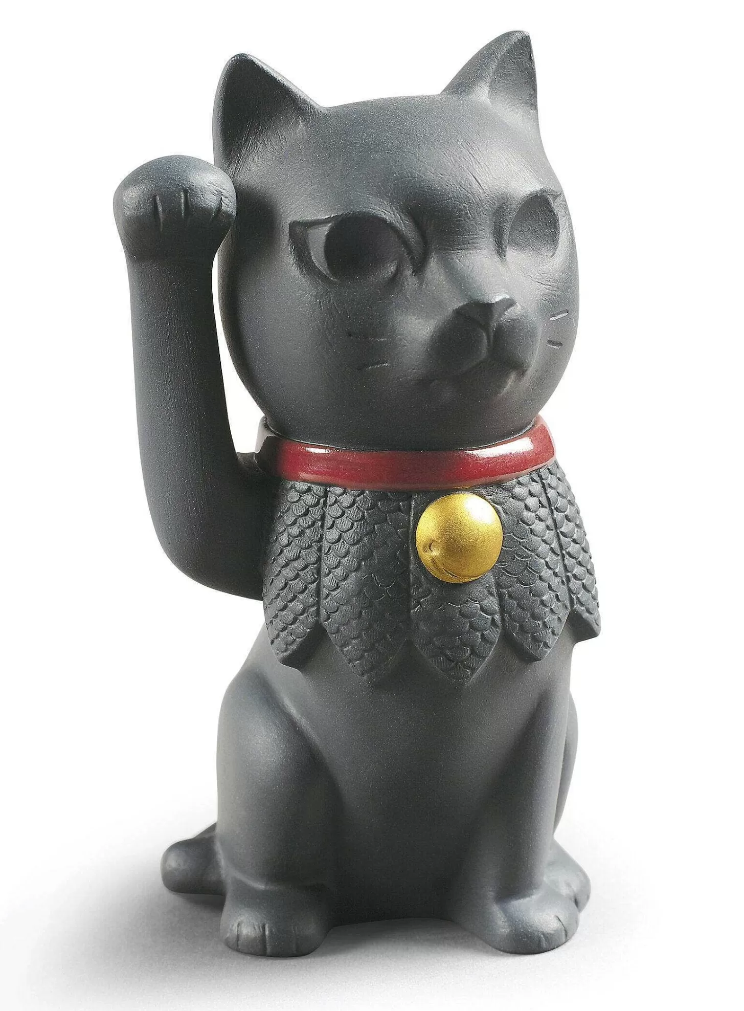 Lladró Maneki Neko Figurine^ Japanese Culture