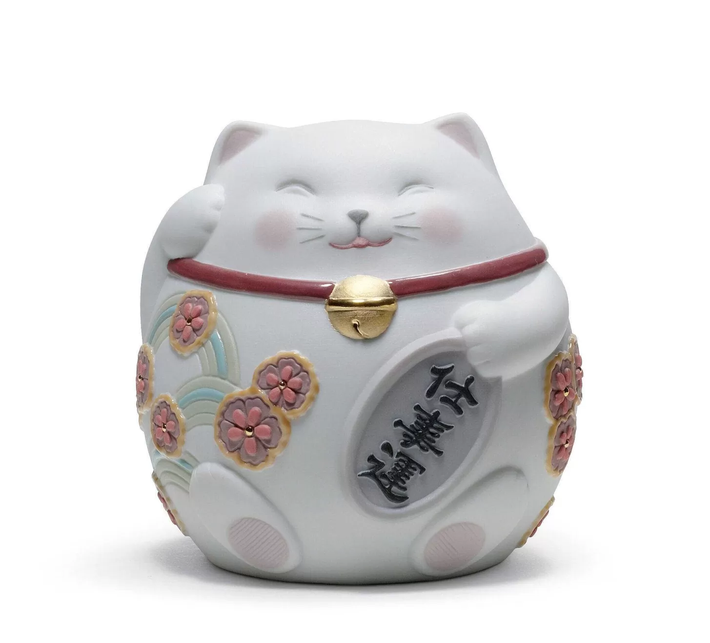Lladró Maneki Neko I Figurine^ Japanese Culture