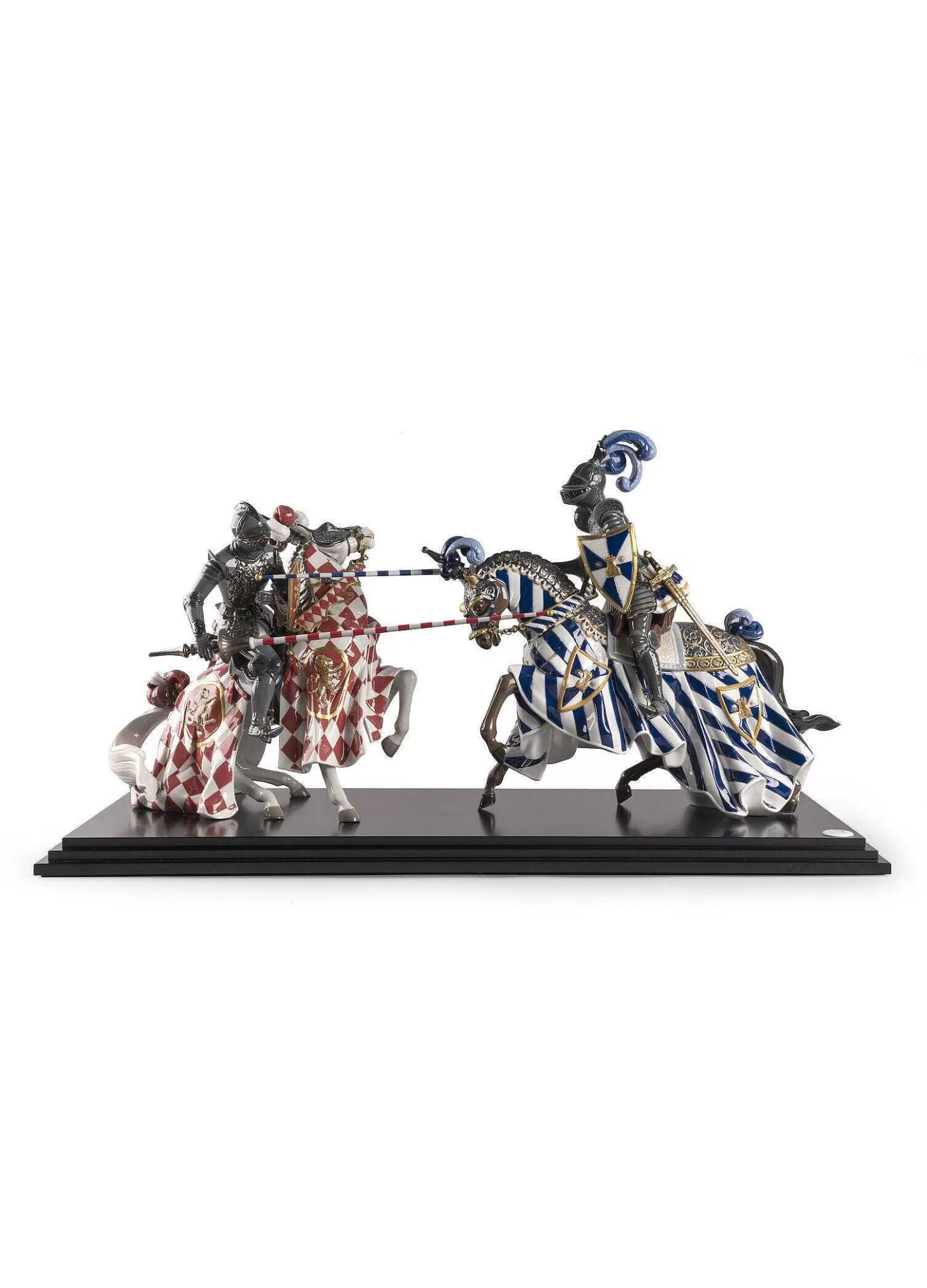 Lladró Medieval Tournament Sculpture. Limited Edition^ All Horses Sculptures