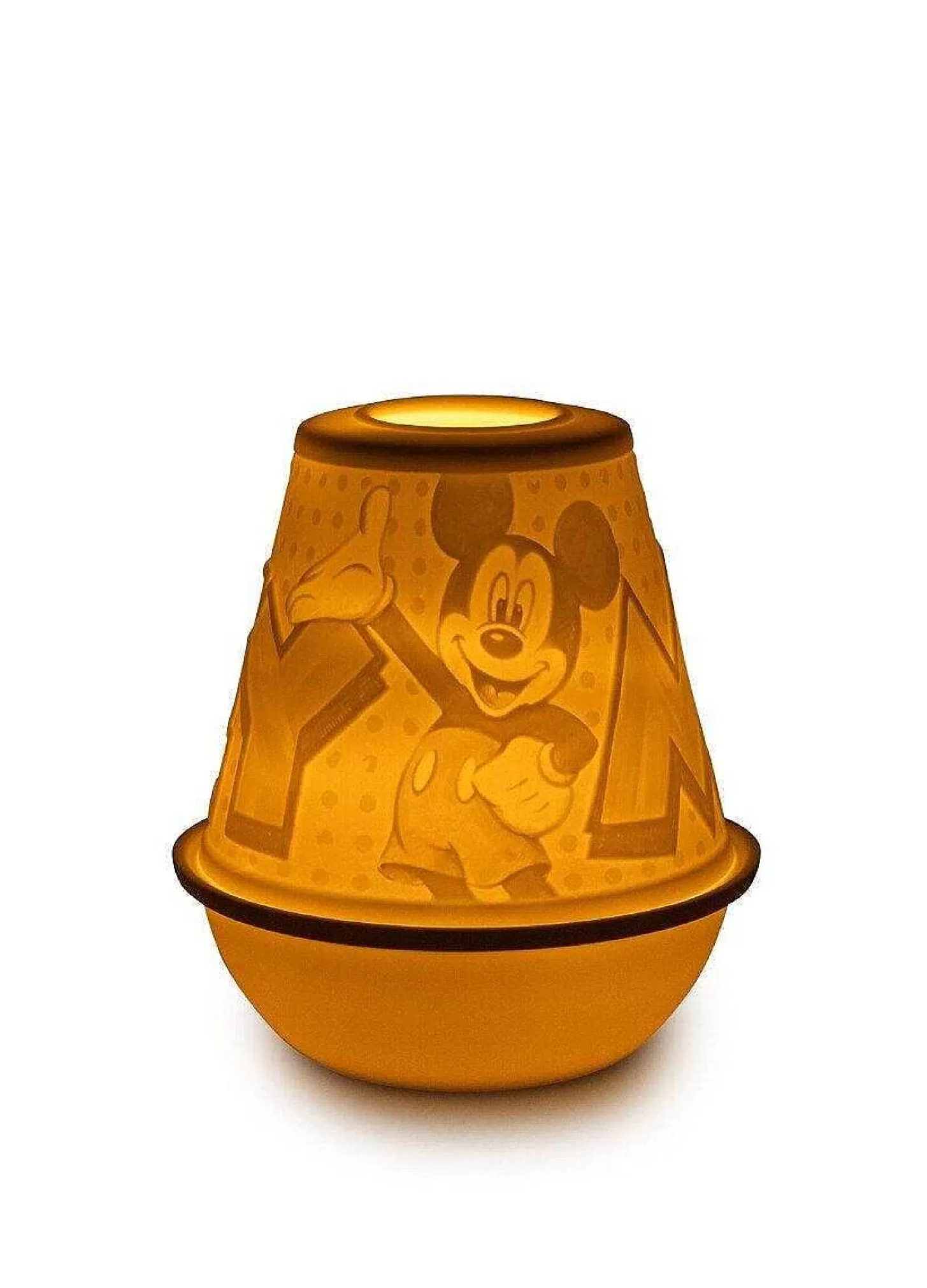 Lladró Mickey Mouse Lithophanie. Rechargeable Led^ Lithophanes
