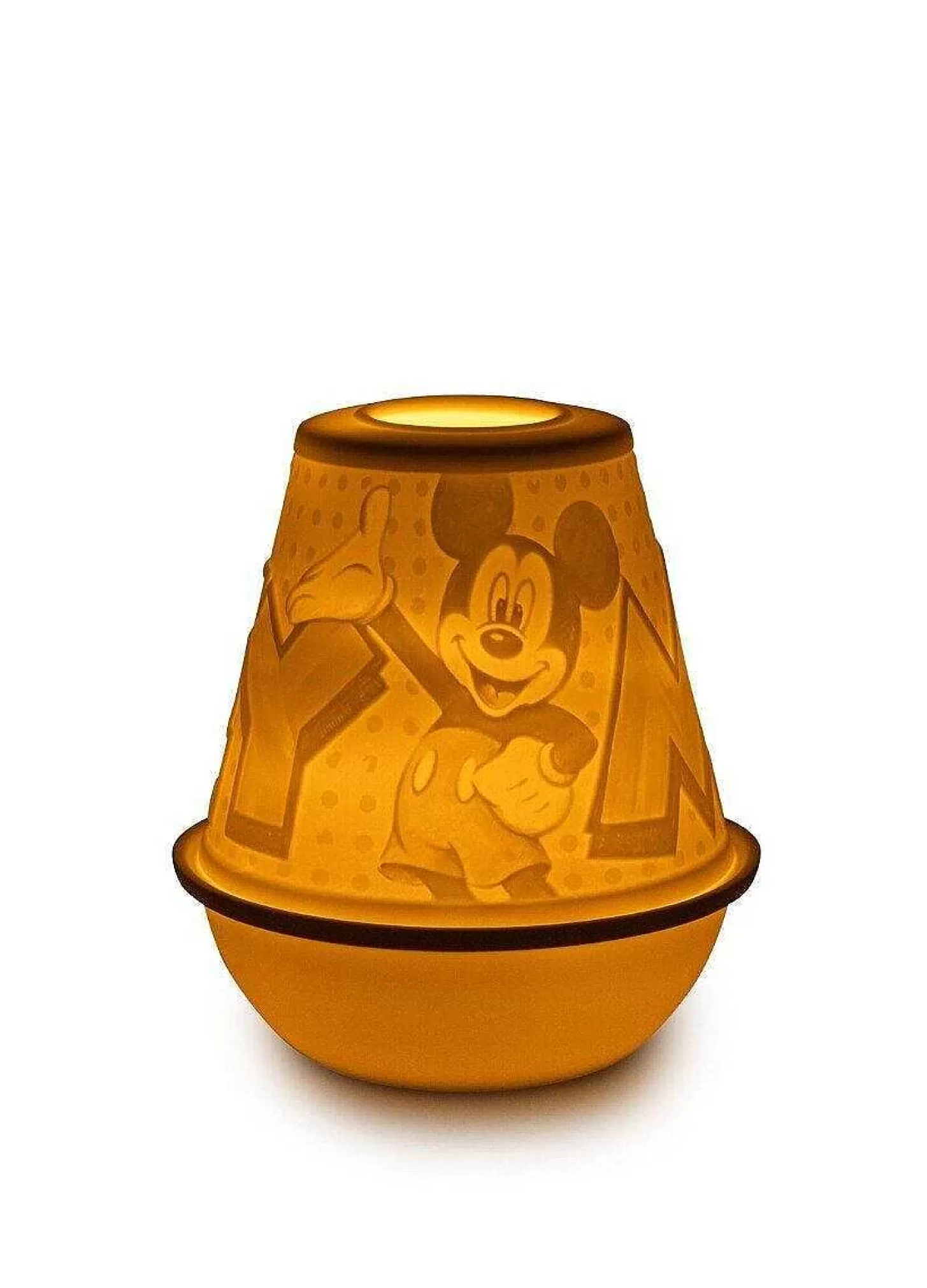 Lladró Mickey Mouse Lithophanie. Rechargeable Led^ Lithophanes