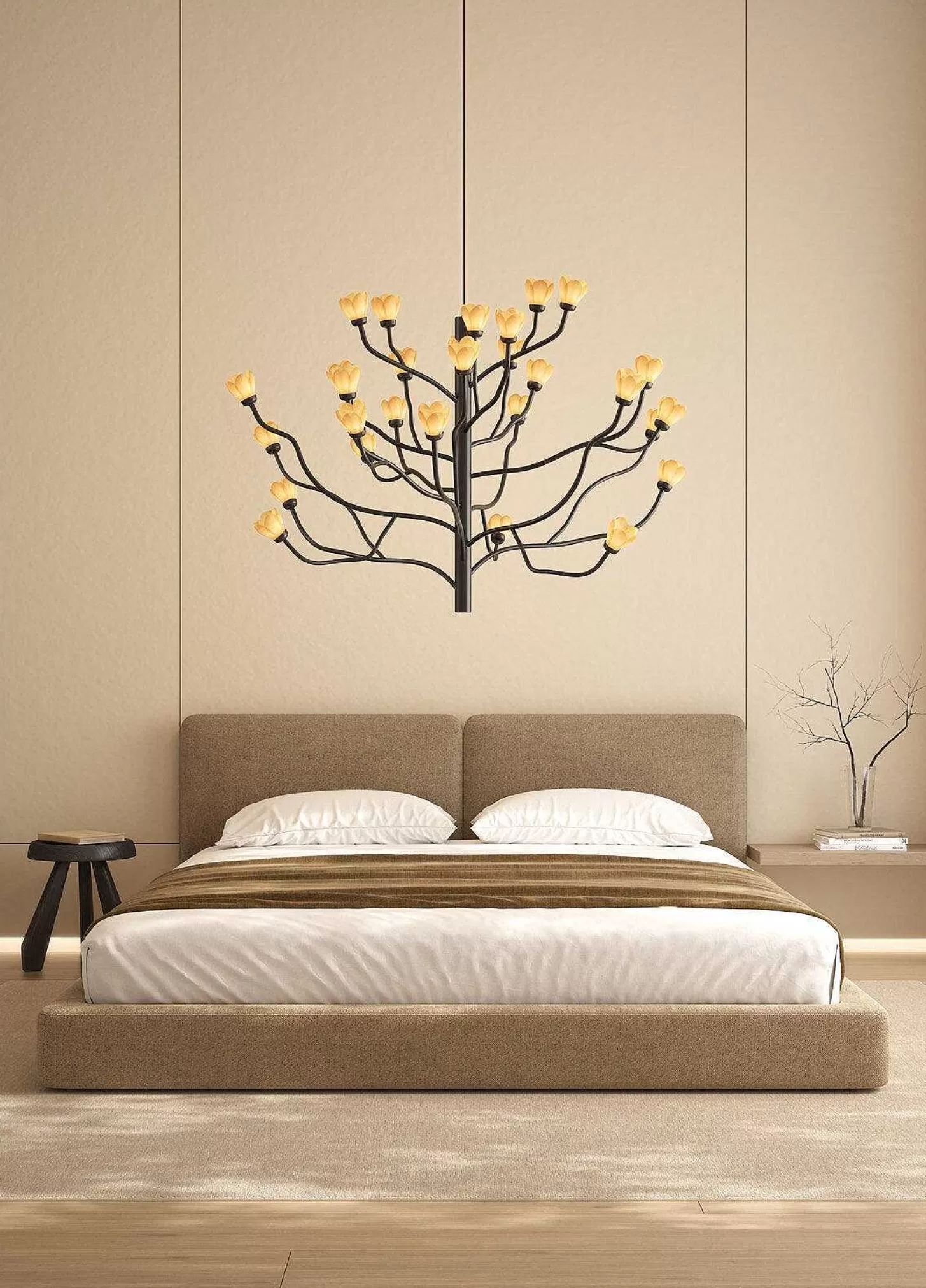 Lladró Mokuren Chandelier (Us)^ Lighting
