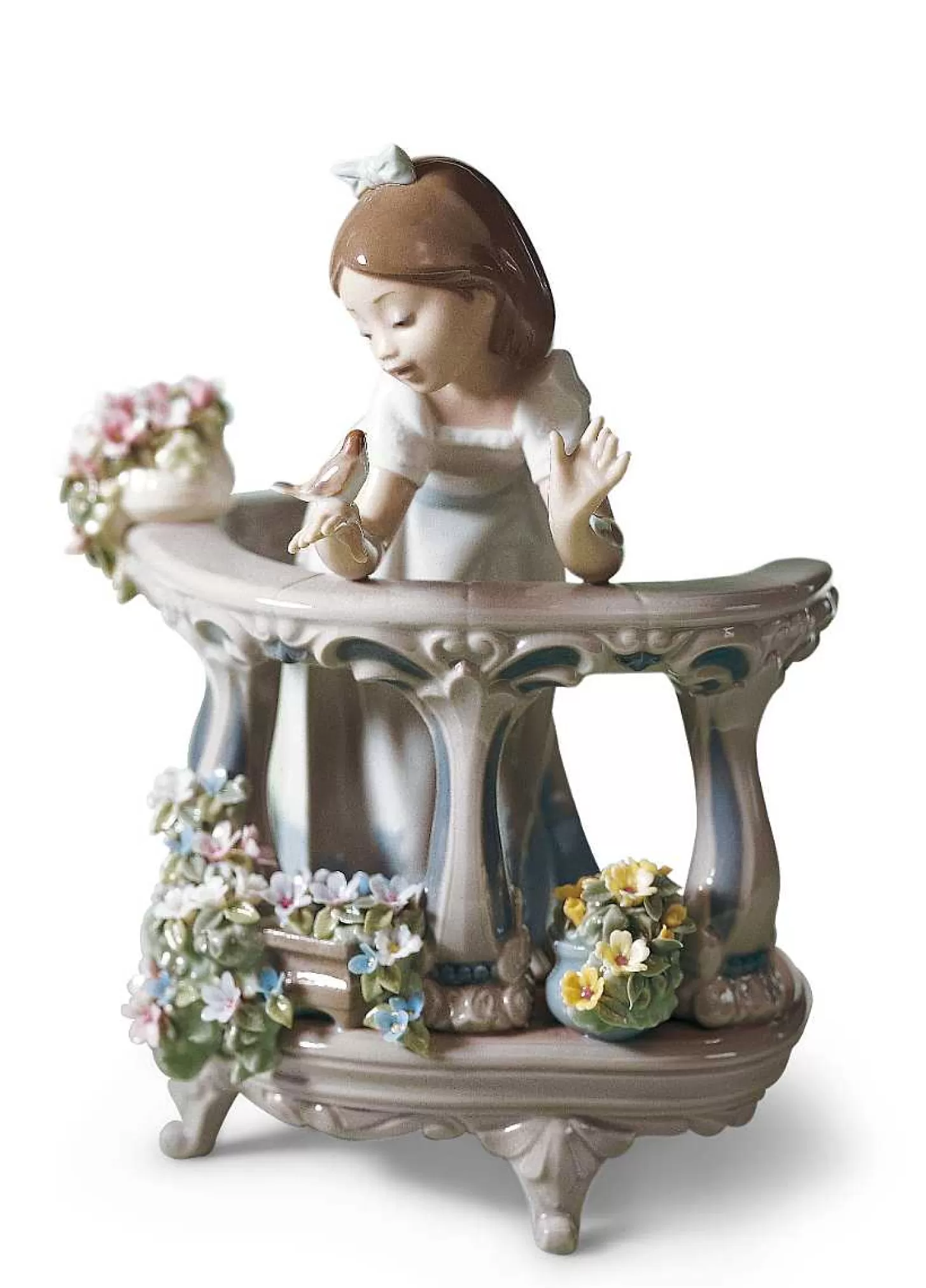 Lladró Morning Song Girl Figurine^ Children