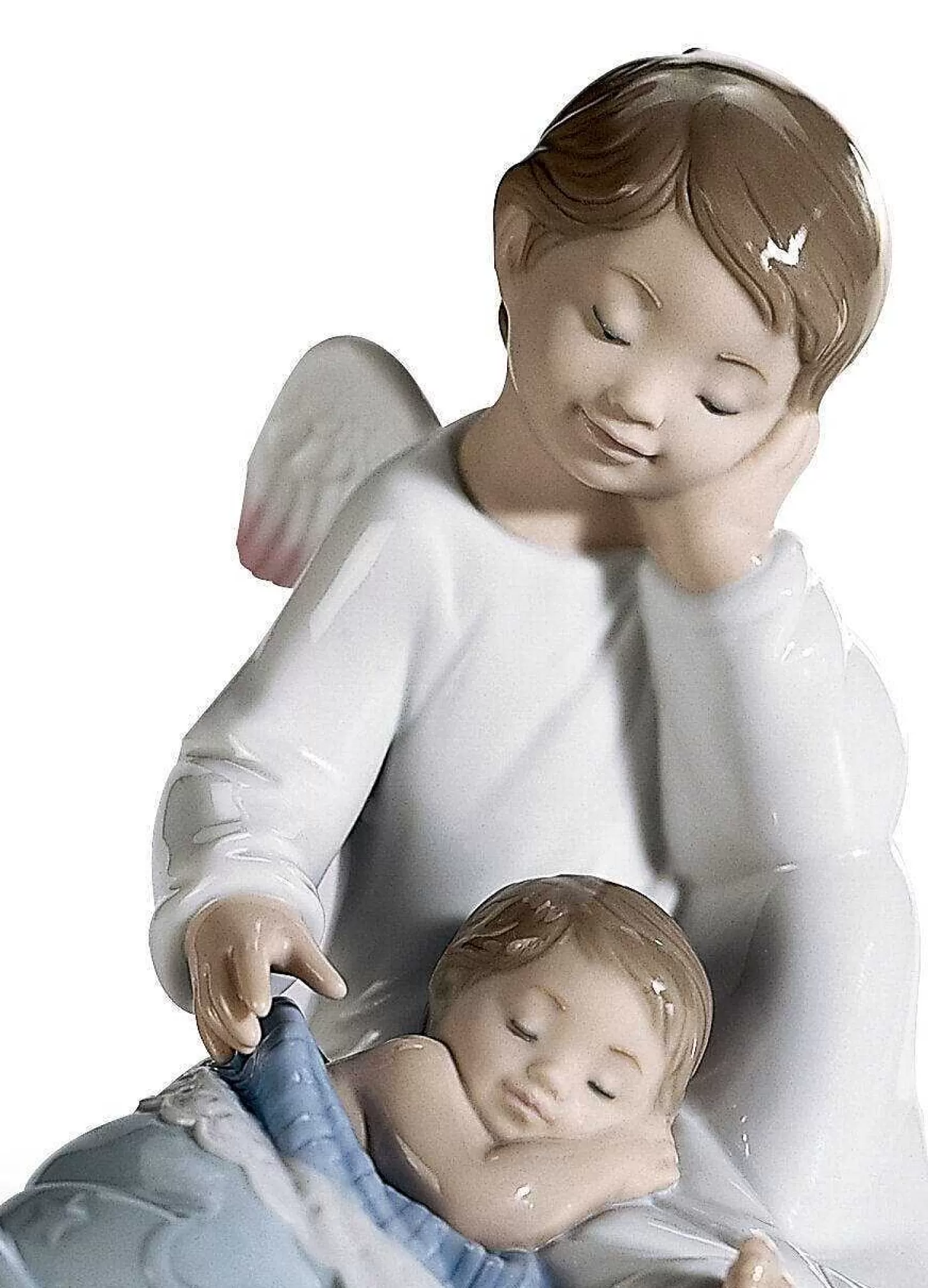 Lladró My Guardian Angel Blue Figurine^ Angels