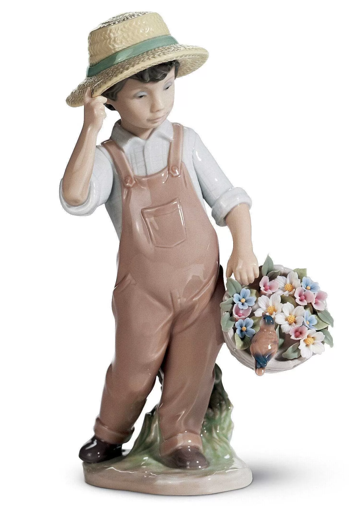 Lladró My Happy Friend Boy Figurine^ Children