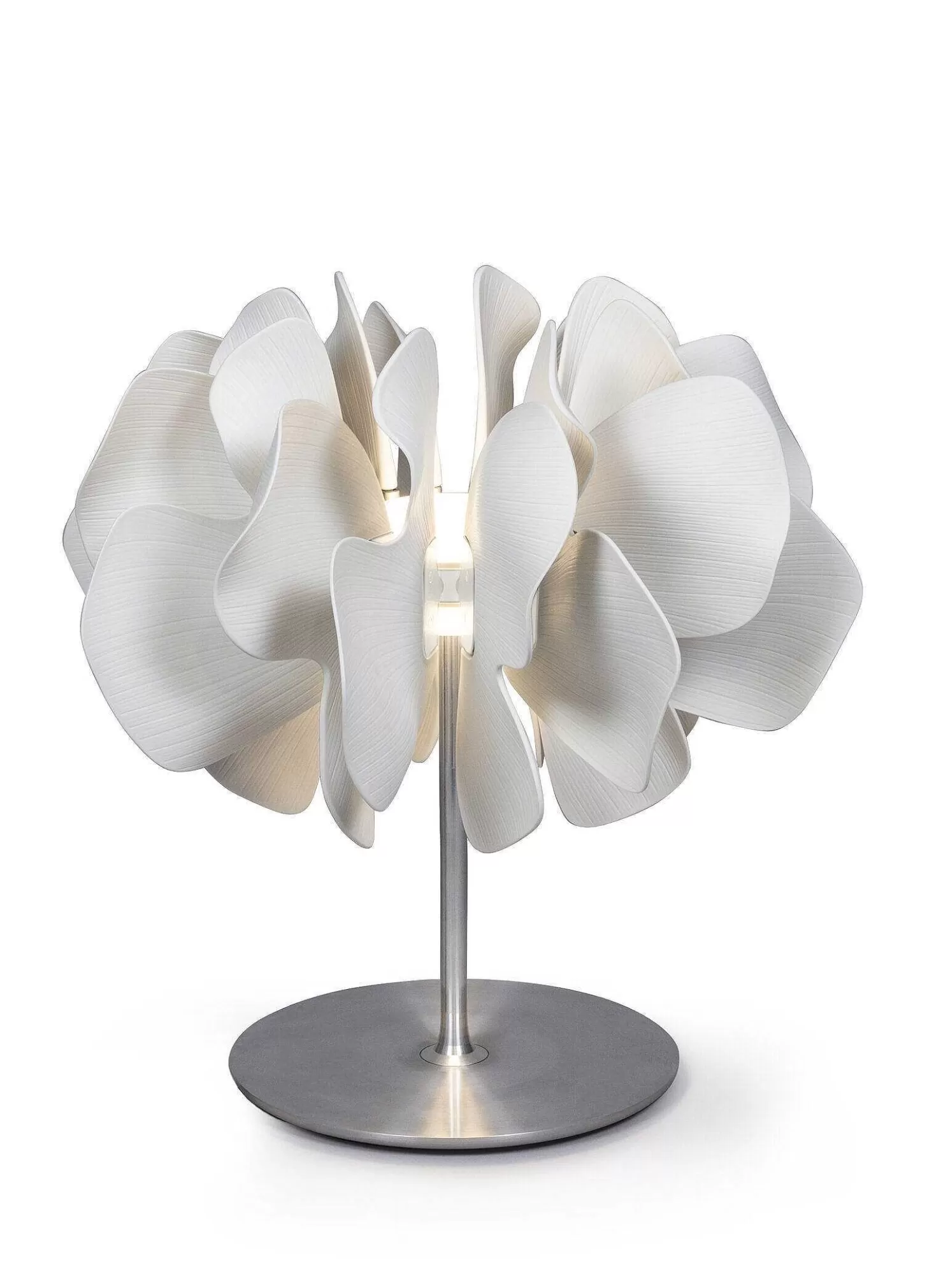 Lladró Nightbloom Table Lamp. White. (Us)^ Lighting