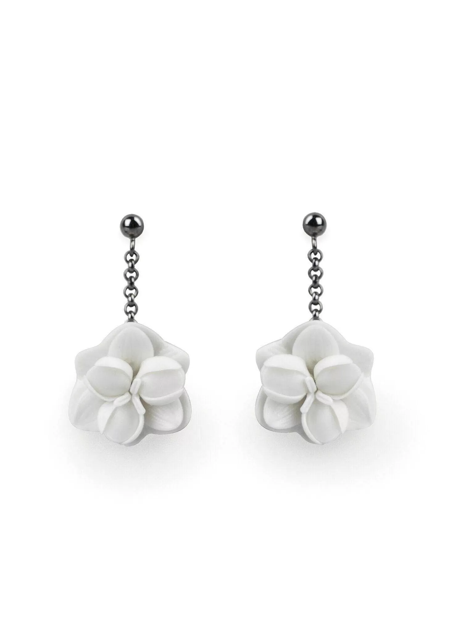 Lladró Orchid Short Earrings^ Jewelry