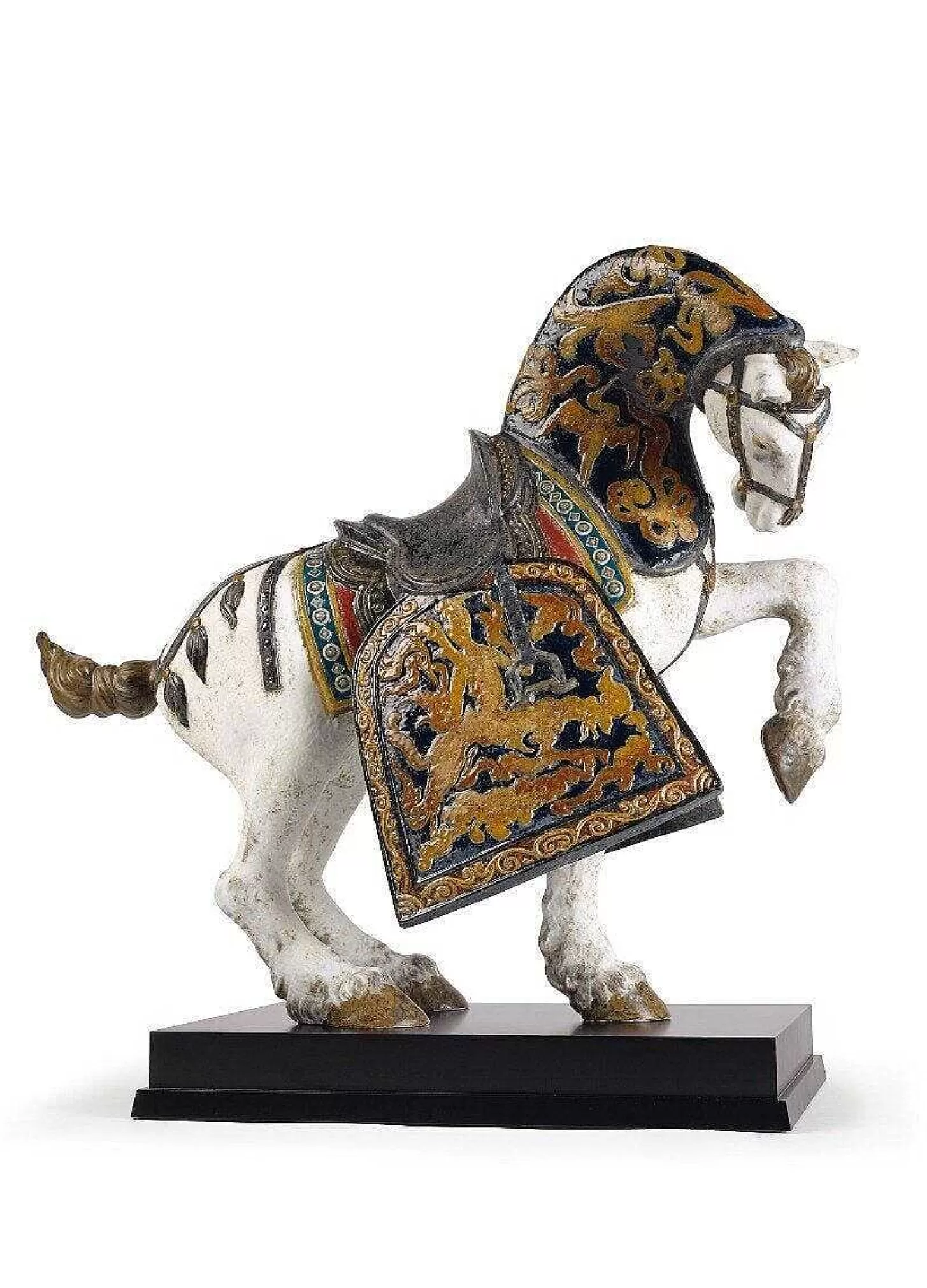 Lladró Oriental Horse Sculpture. Limited Edition^ High Porcelain